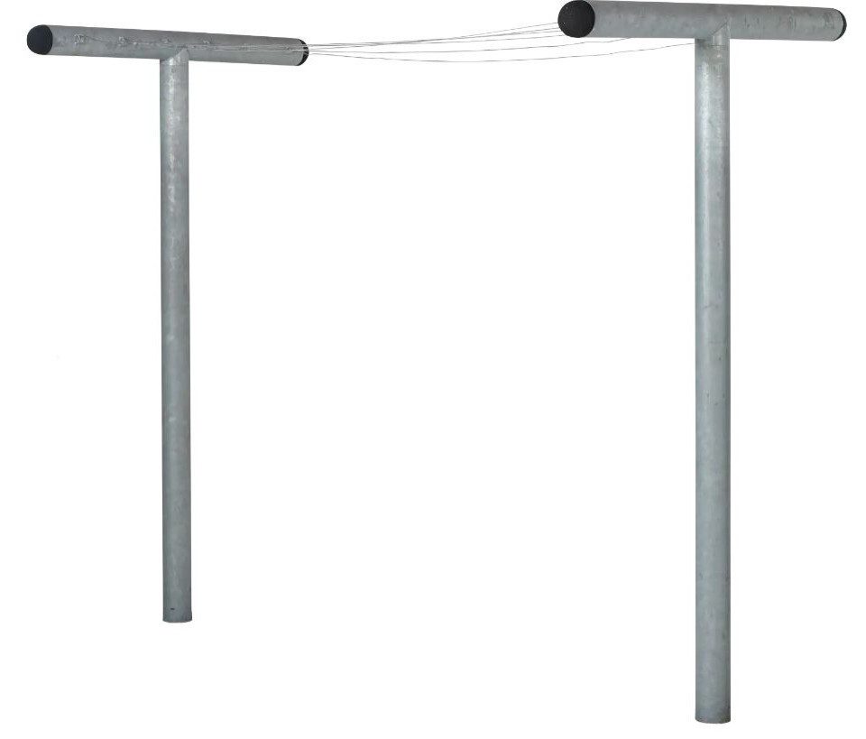 PLUS Flügelwäschetrockner Plus PIPE Trockengestelle 130x520 cm