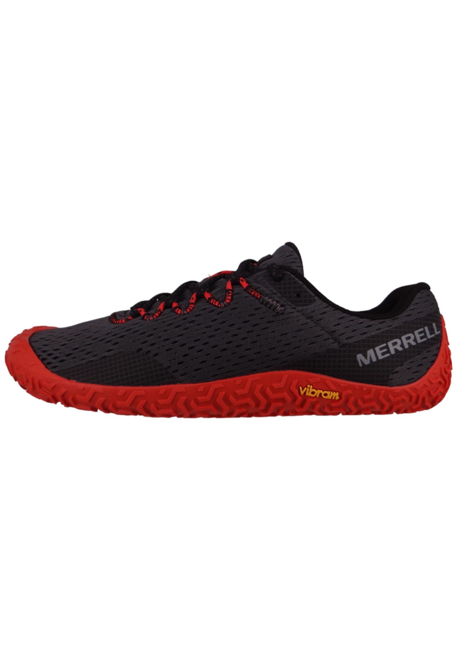 Merrell J067667 Vapor Glove 6 Barefoot Granite/Tangerine Schnürschuh