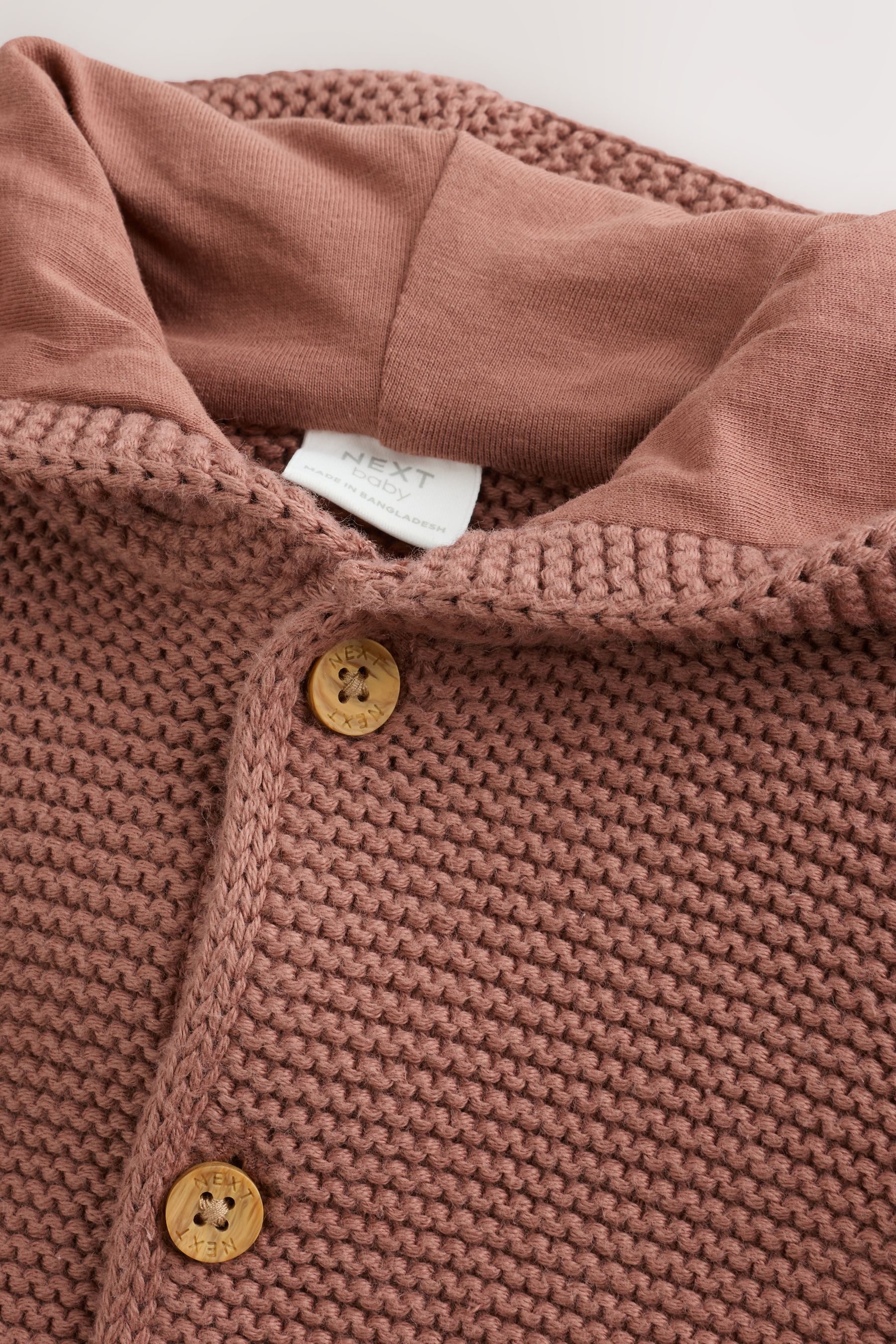 Next Strickjacke Baby Strickjacke mit Kapuze (1-tlg) – Bild 5 von 5