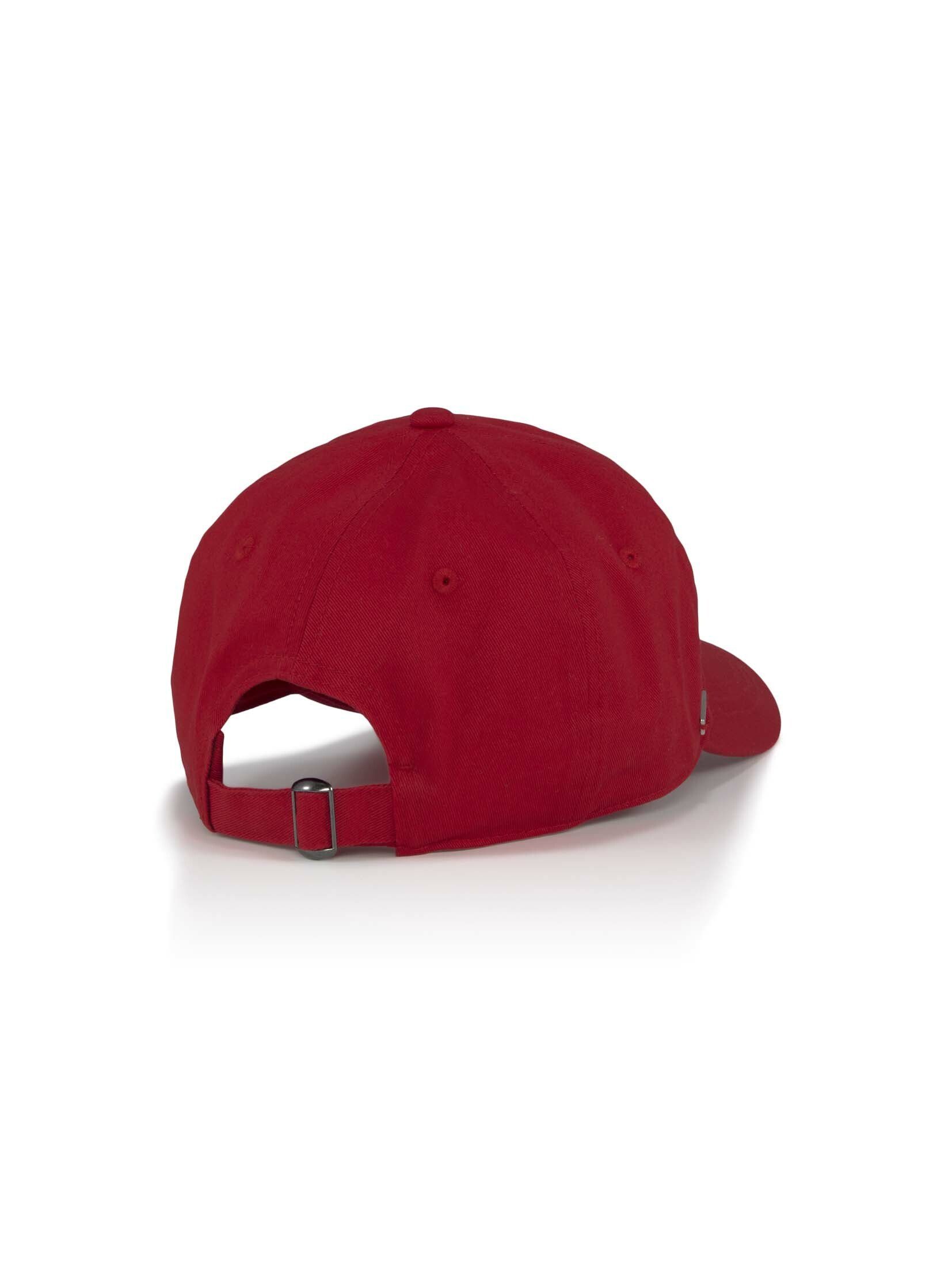 Logo TOM Hüftgürtel mit red Stickerei Cap TAILOR uni