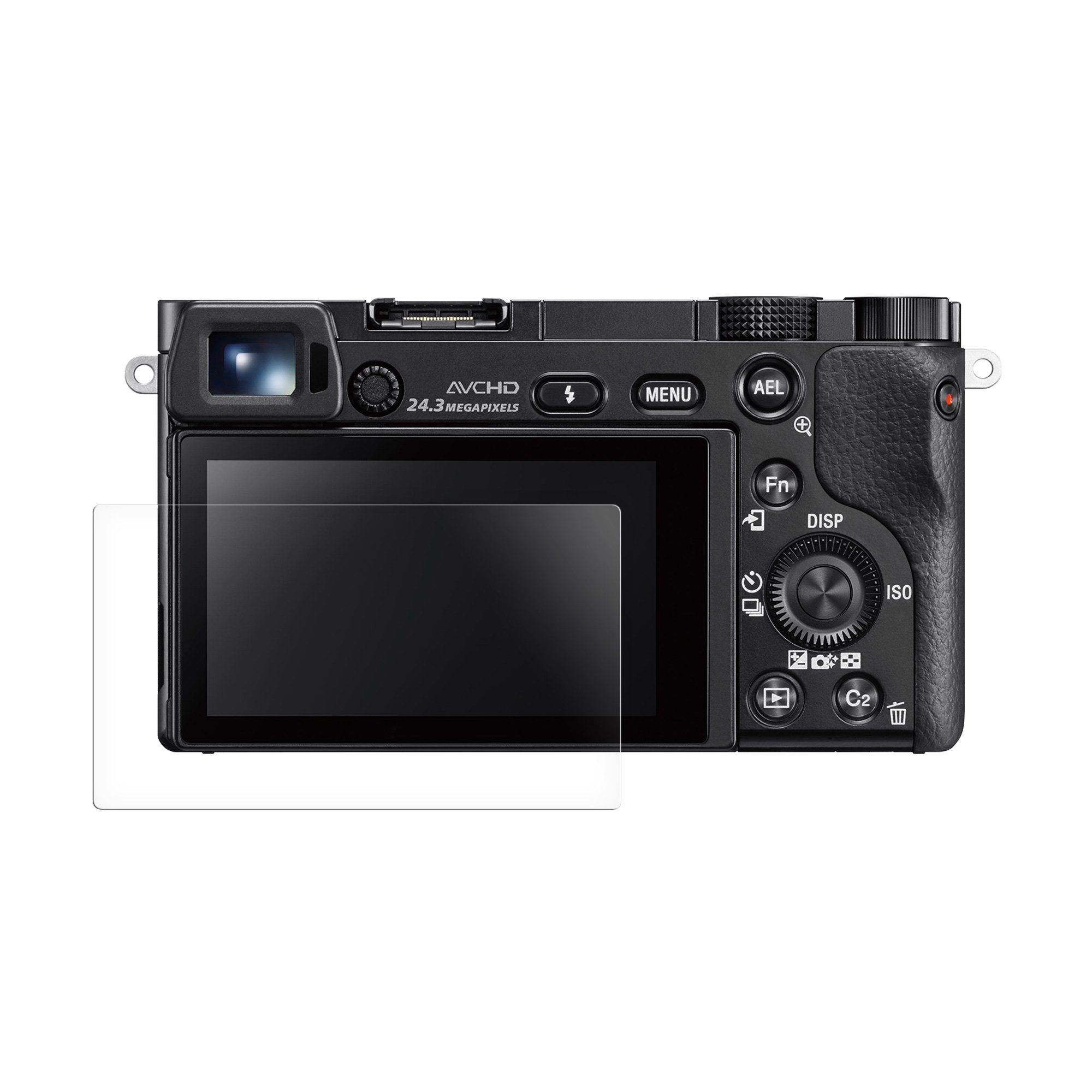 kwmobile Displayschutzfolie Screen Schutzfolie für Sony Alpha 600, 1 Stück, Kamera Display Folie - Fotoapparat Full Screen Protector transparent