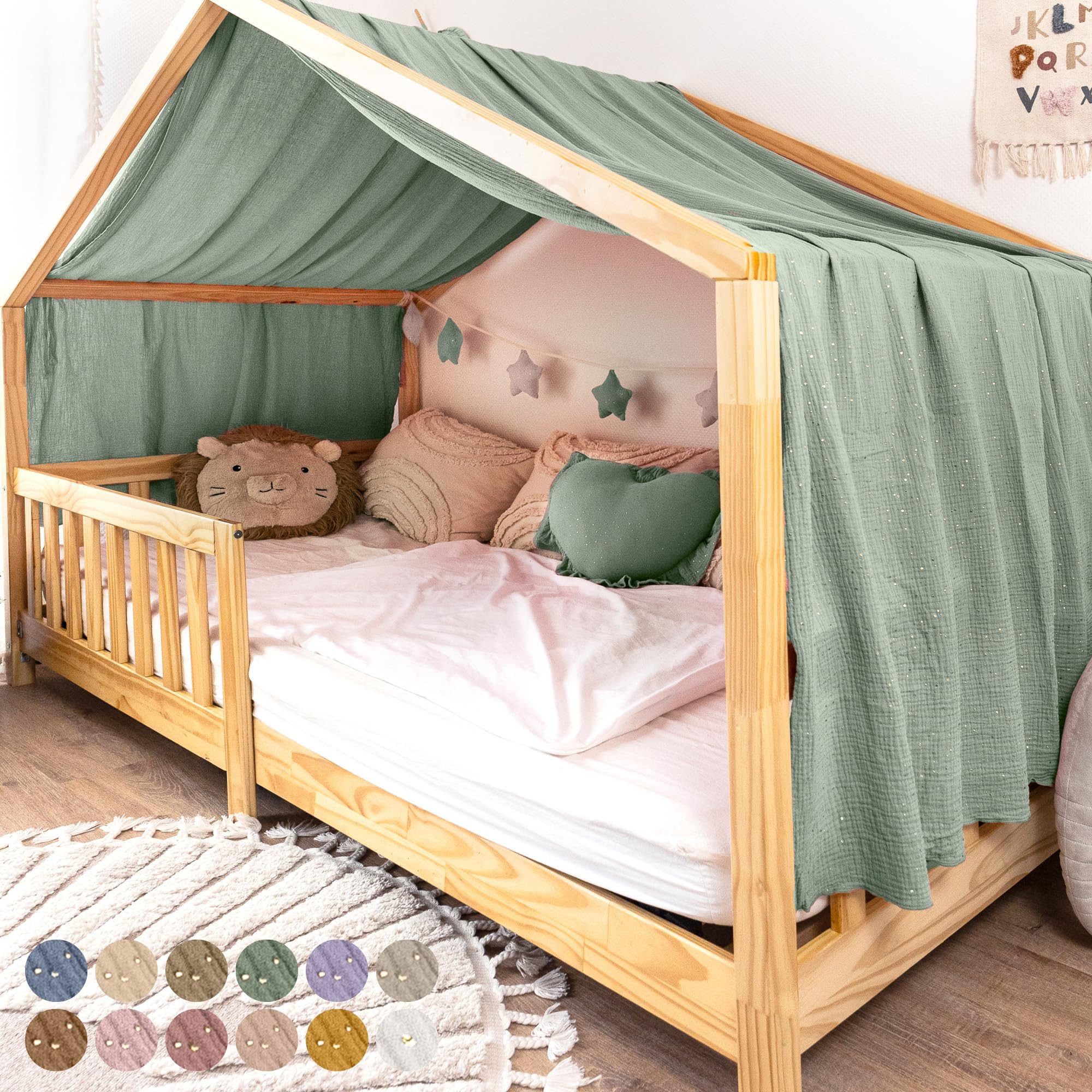 lilimaus Betthimmel Musselin Hausbett Himmel Kinderzimmer günstig online kaufen