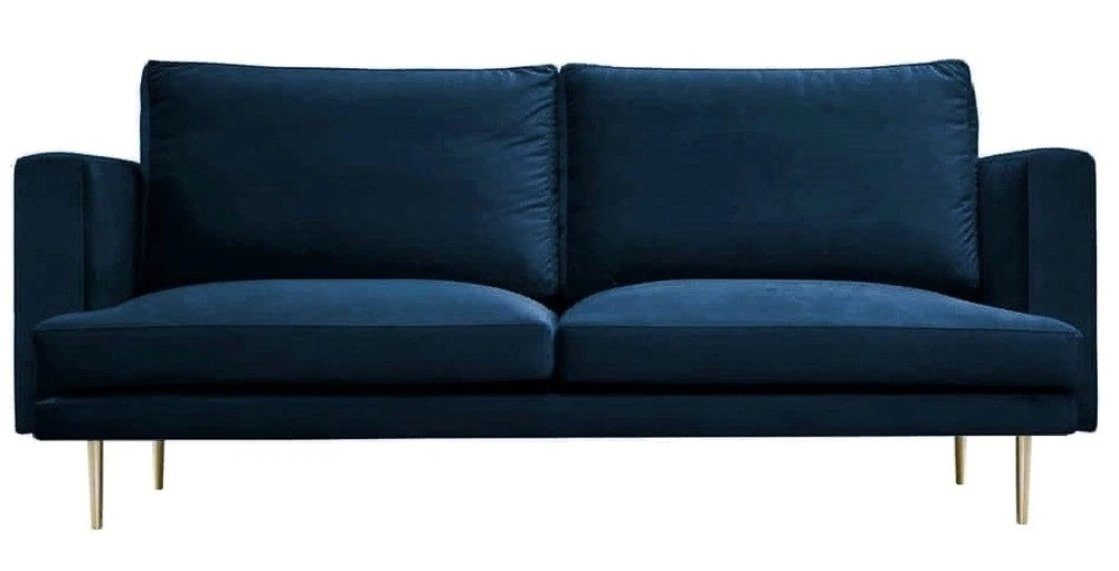 Blau Sofa Dreisitzer Sofa in Europe Made JVmoebel Polster, Design Wohnzimmer Couchen