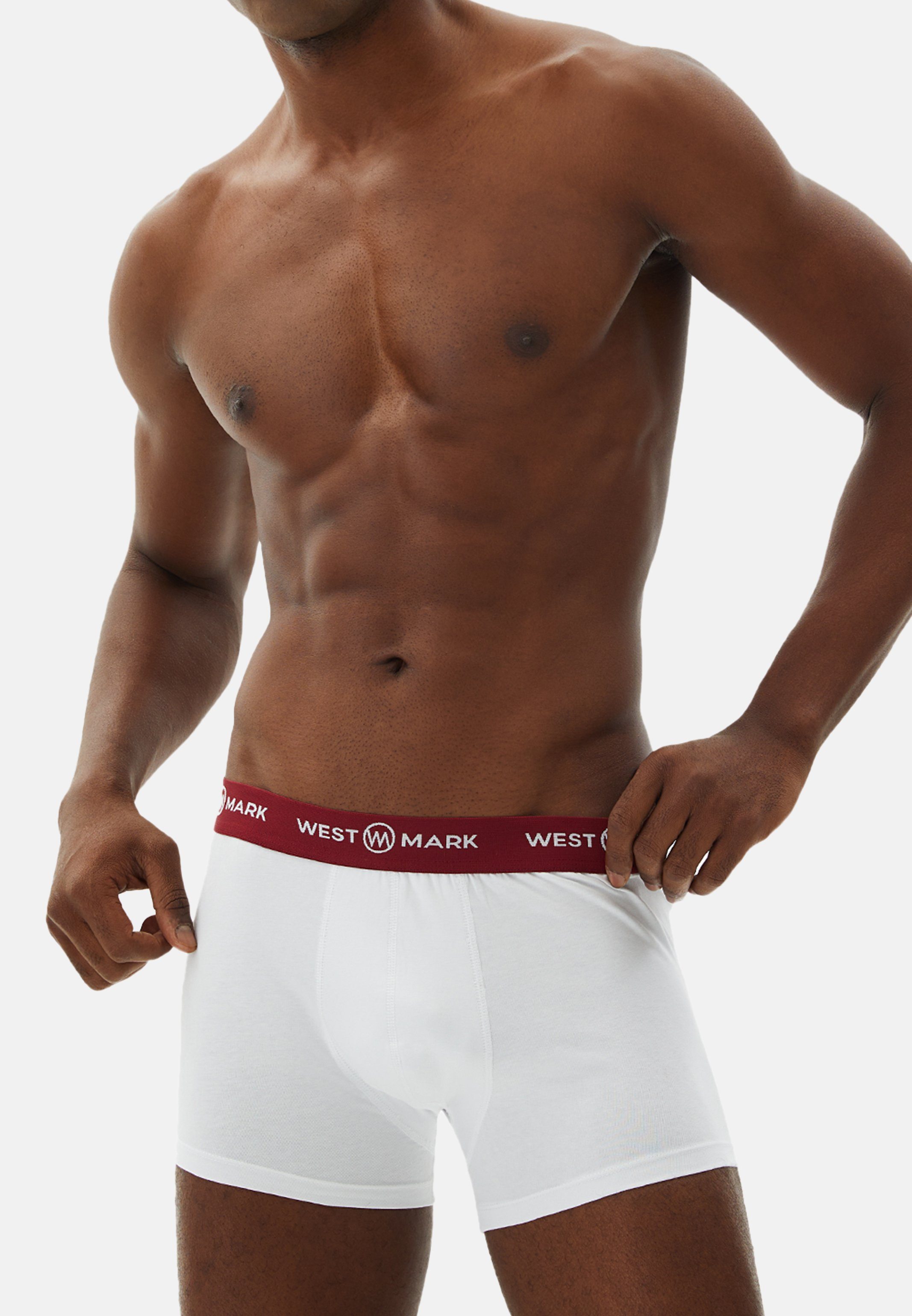 WESTMARK LONDON Retro Boxer 6er Pack Oscar (Spar-Set, 6-St) Retro Short / Pant - Baumwolle - ohne Eingriff