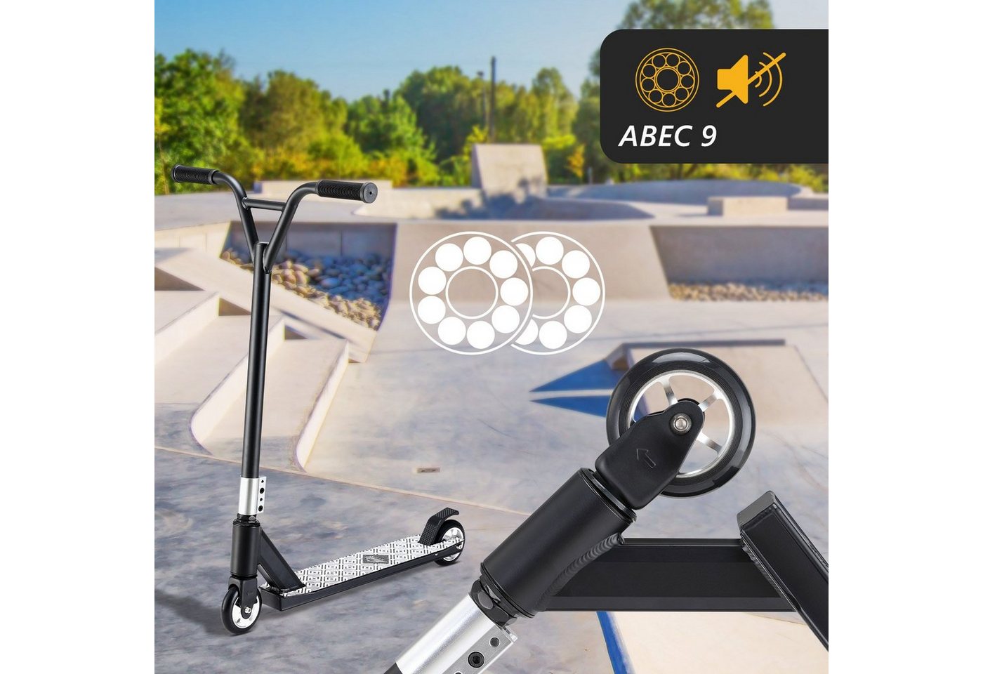 Thumbnail - Sportana Stuntscooter Roller, (1 tlg), 360° Lenker