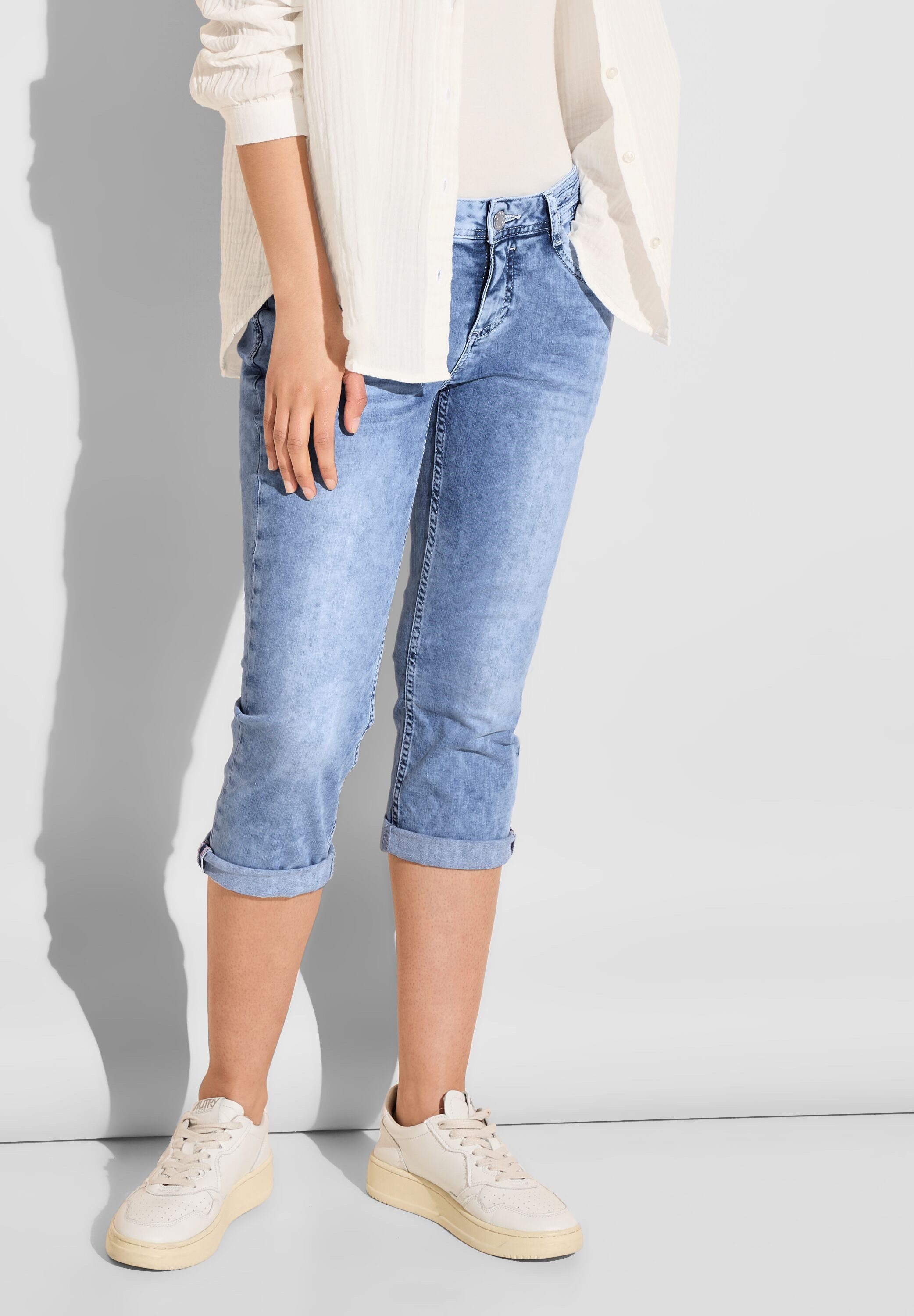 STREET ONE 3/4-Jeans mit Stretch