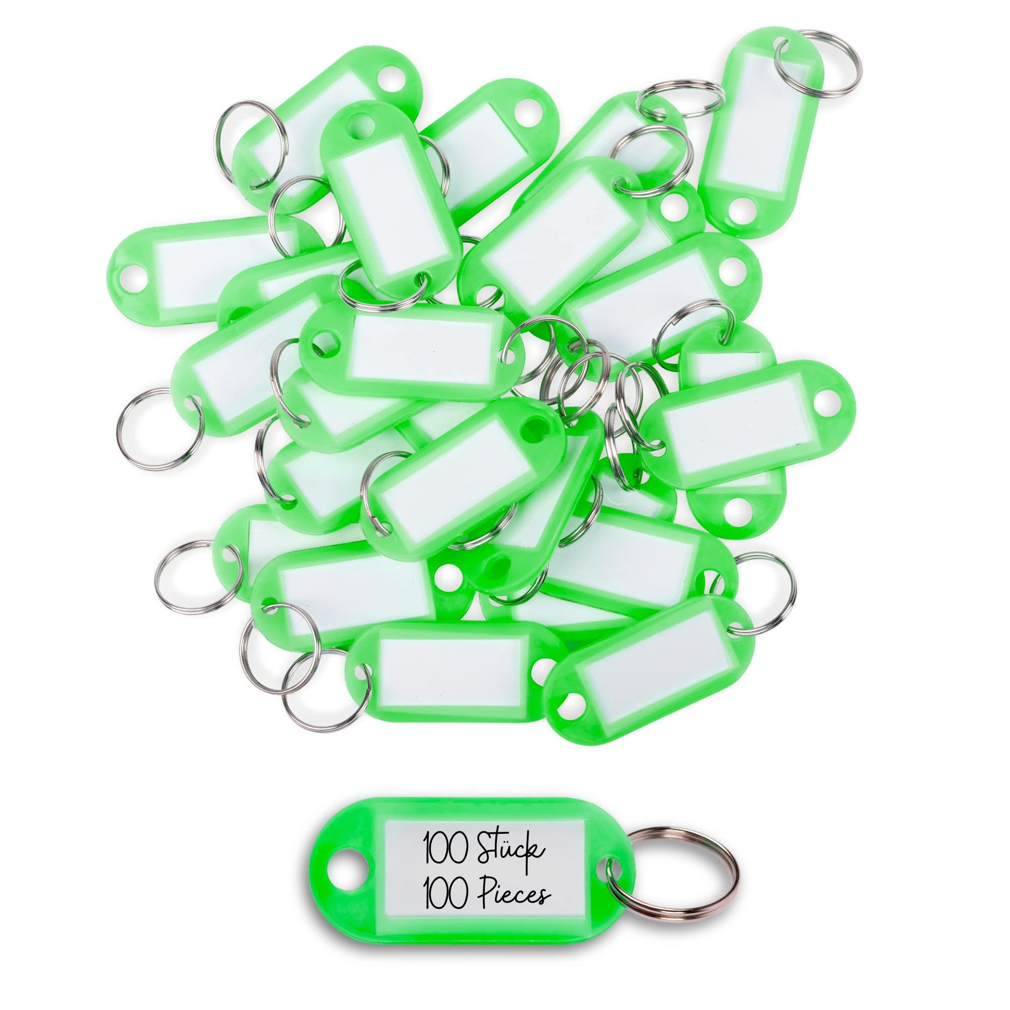 WINTEX Schlüsselanhänger Schlüsselanhänger Wintex - beschriftbar, strapazierfähig - Grün
