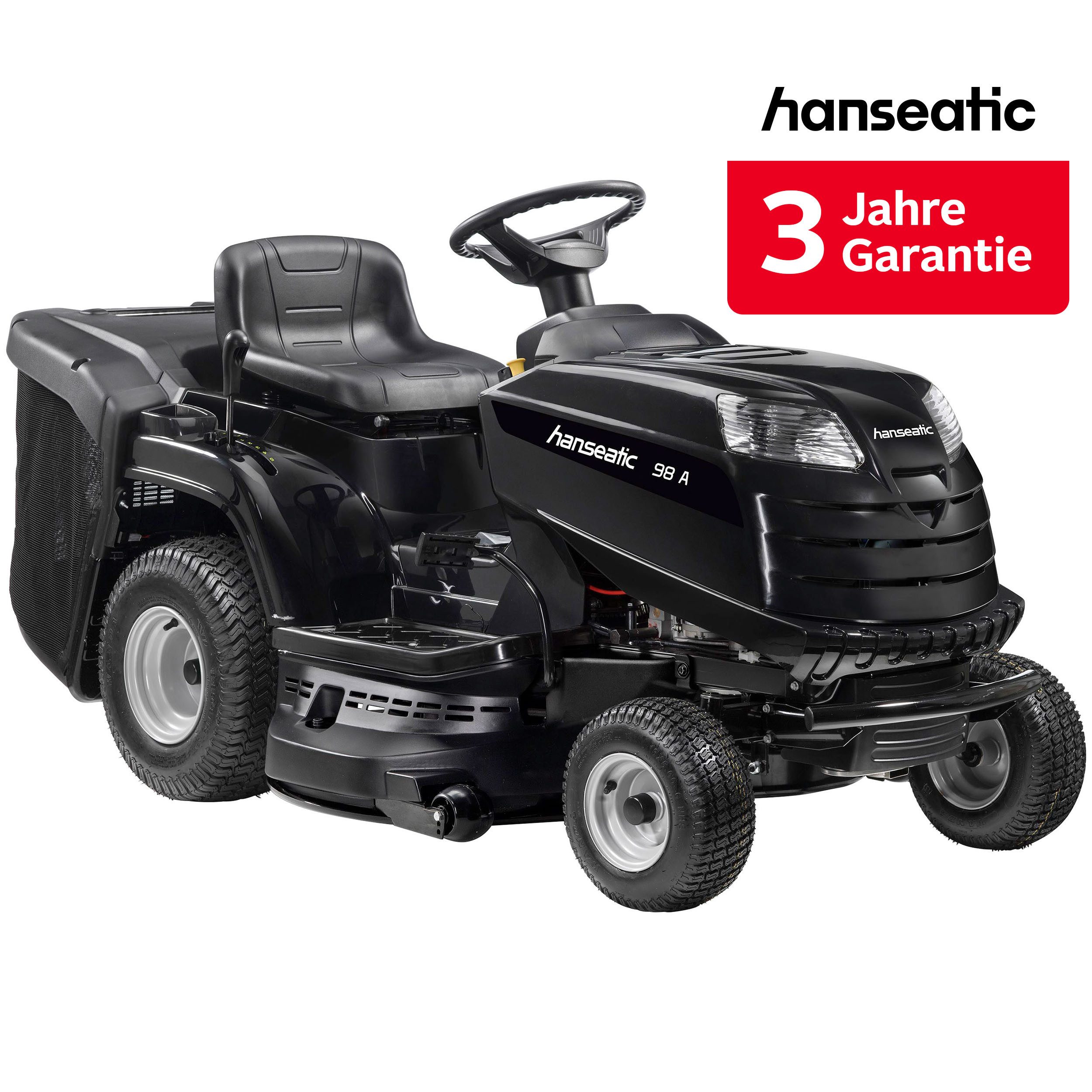 Hanseatic Rasentraktor MP 98, 98 cm Schnittbreite, mit Abdeckhaube