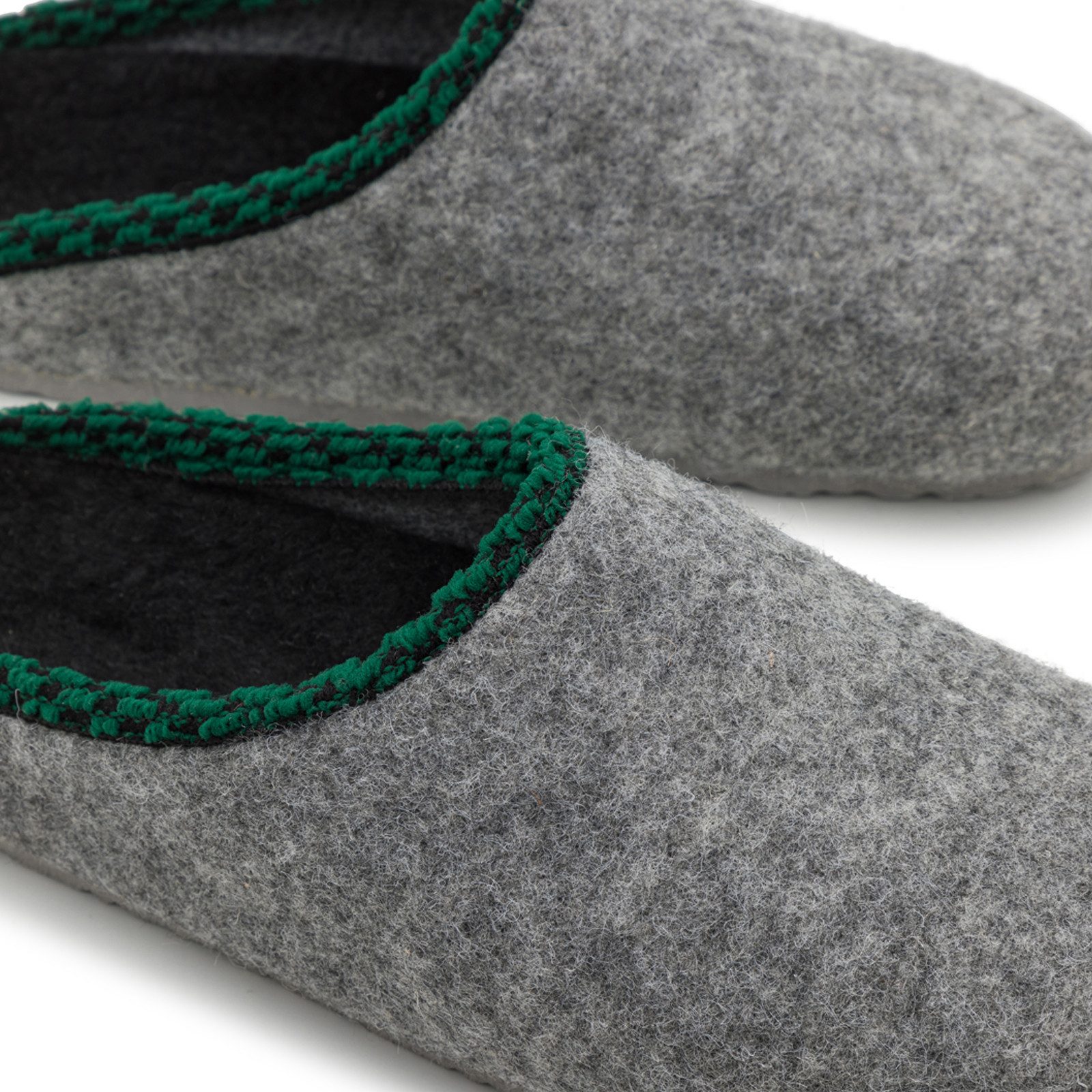 Pantoffelmann Filzclogs mit Fußbett Filzhausschuhe Herren Damen Filz Clog Hausschuhe Hausschuh (1 Paar) hoher Tragekomfort, angenehme Passform