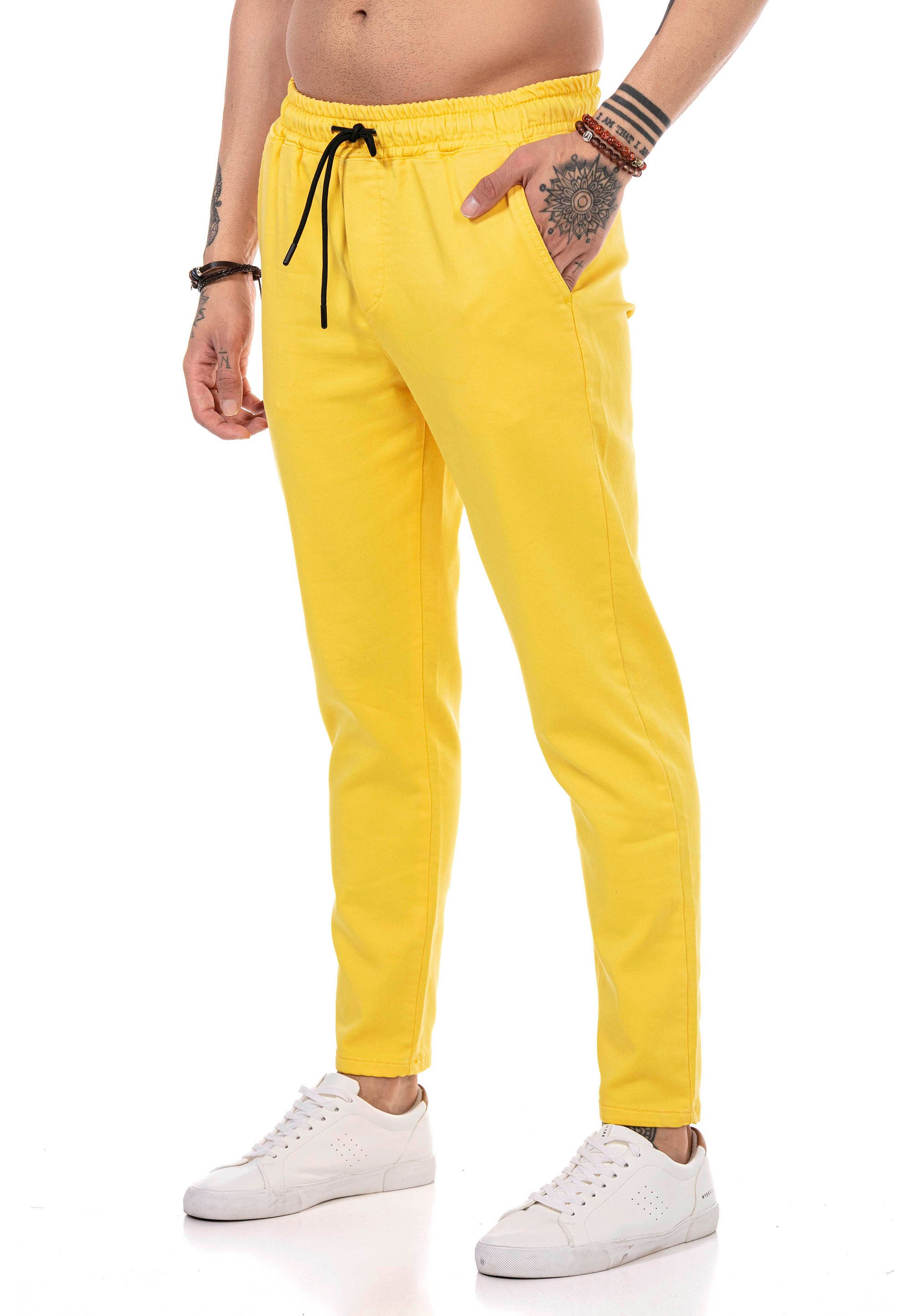 RedBridge Chinohose -Jogpants mit Kordelzug – Slim Fit, elastischer Bund, lässig & schick