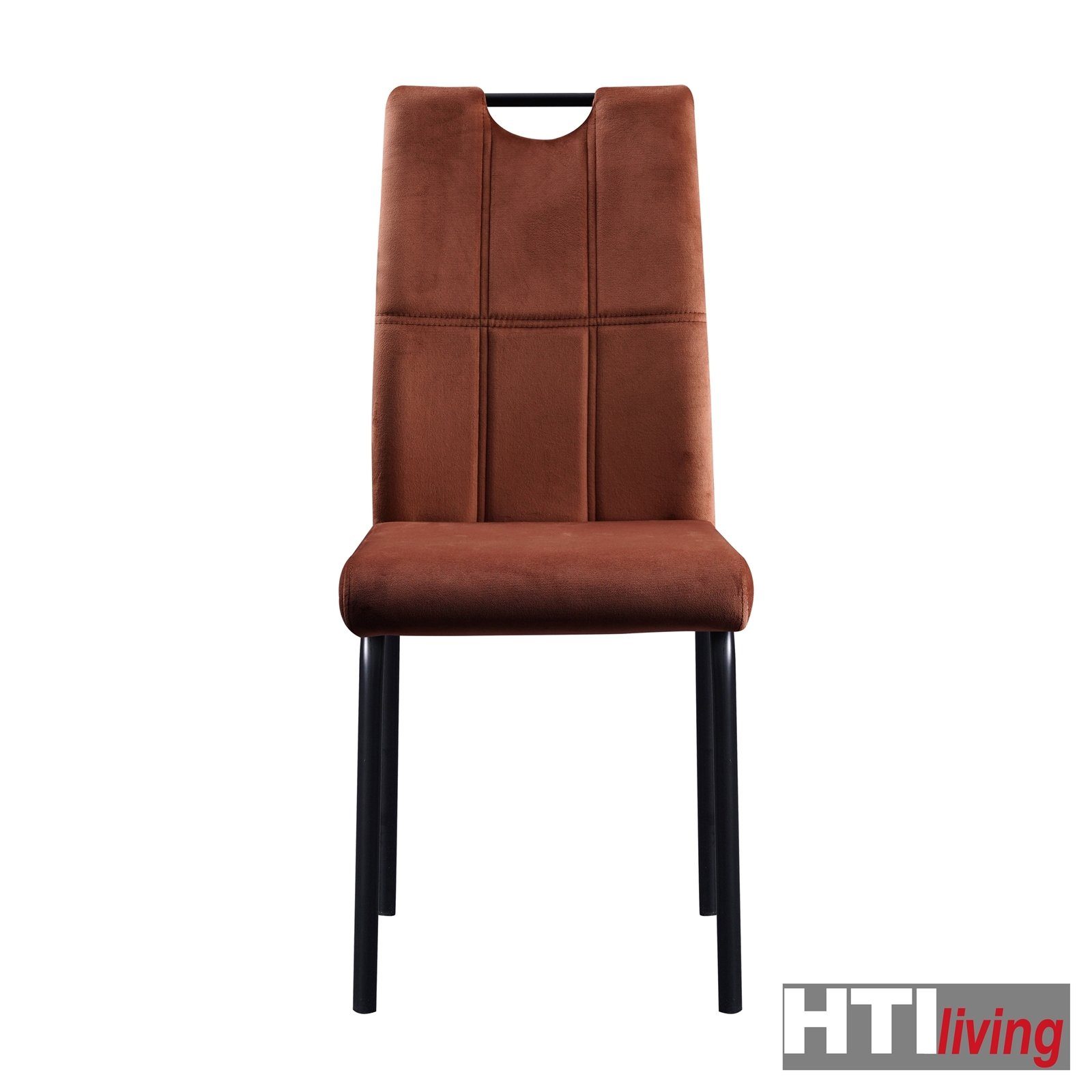 HTI-Living Esszimmerstuhl Stuhl Denton Velvet Braun günstig online kaufen