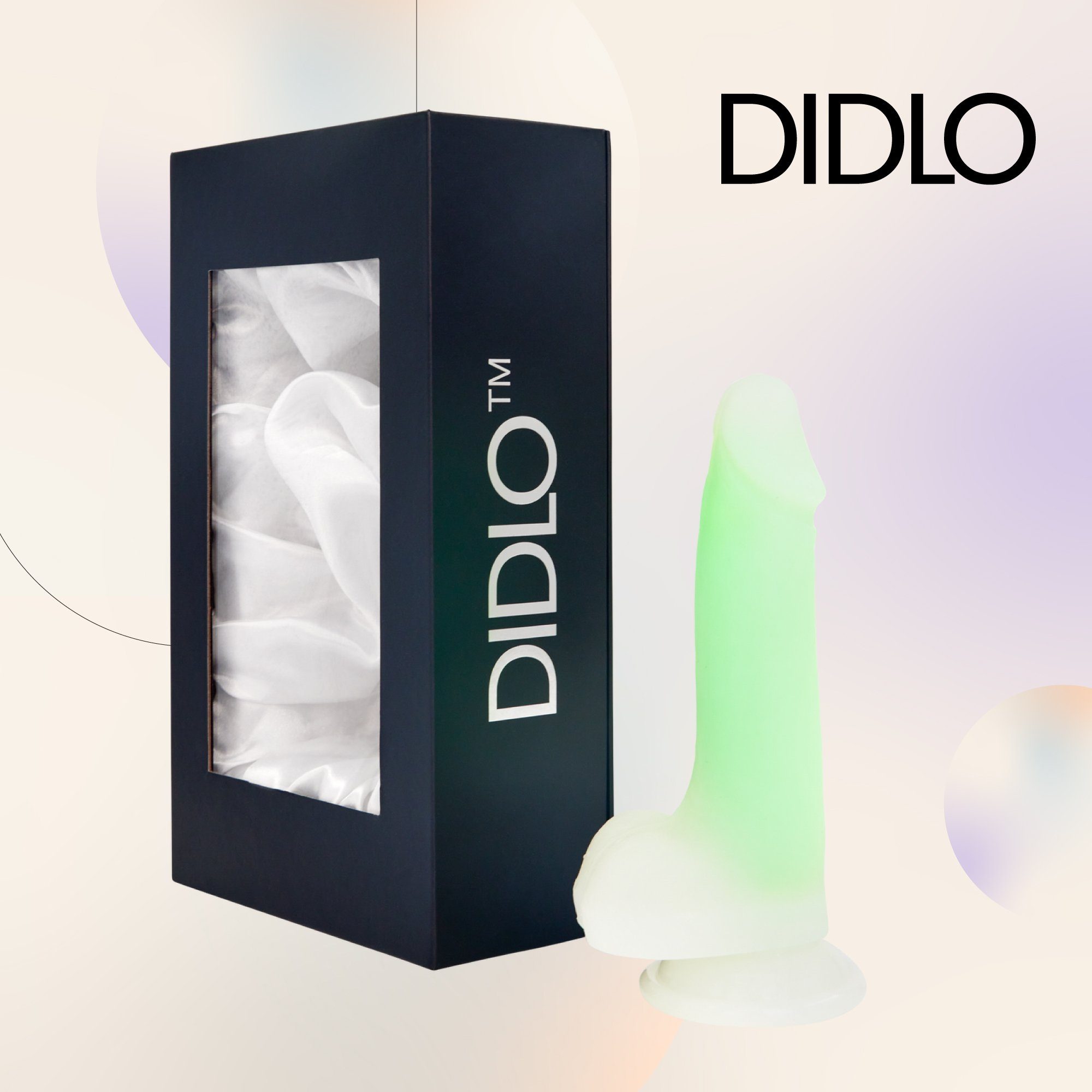 DIDLO Dildo, Leuchtender Silikon Dildo