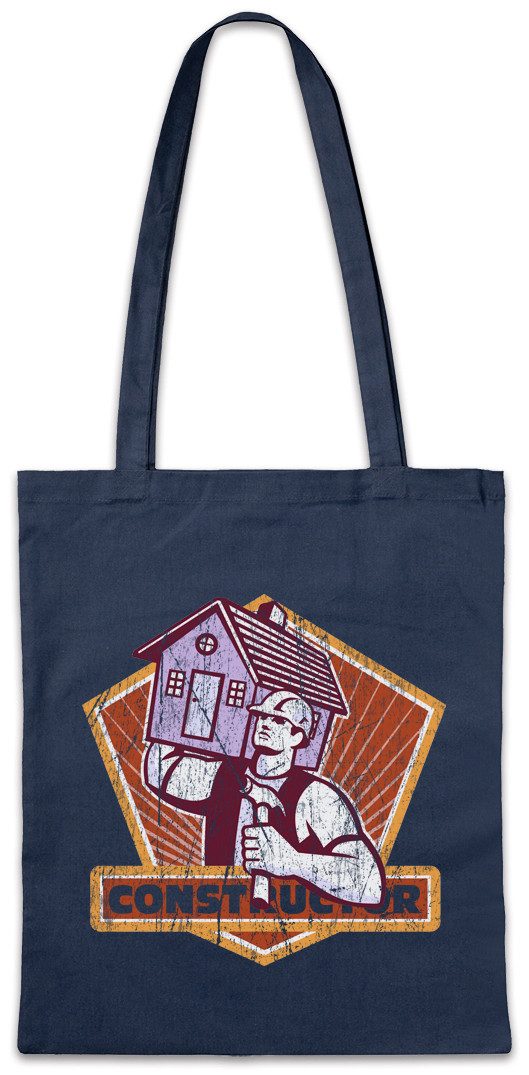 Beuteltasche Constructor V Stofftasche Handwerker Maurer Mason Bauarbeiter Bau