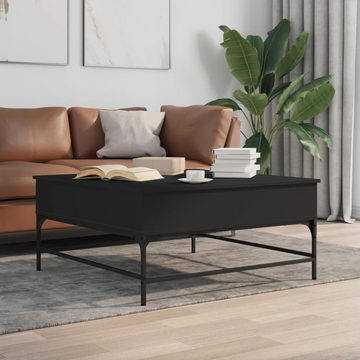 vidaXL Couchtisch Couchtisch Schwarz 95x95x45 cm Holzwerkstoff und Metall (1-St)