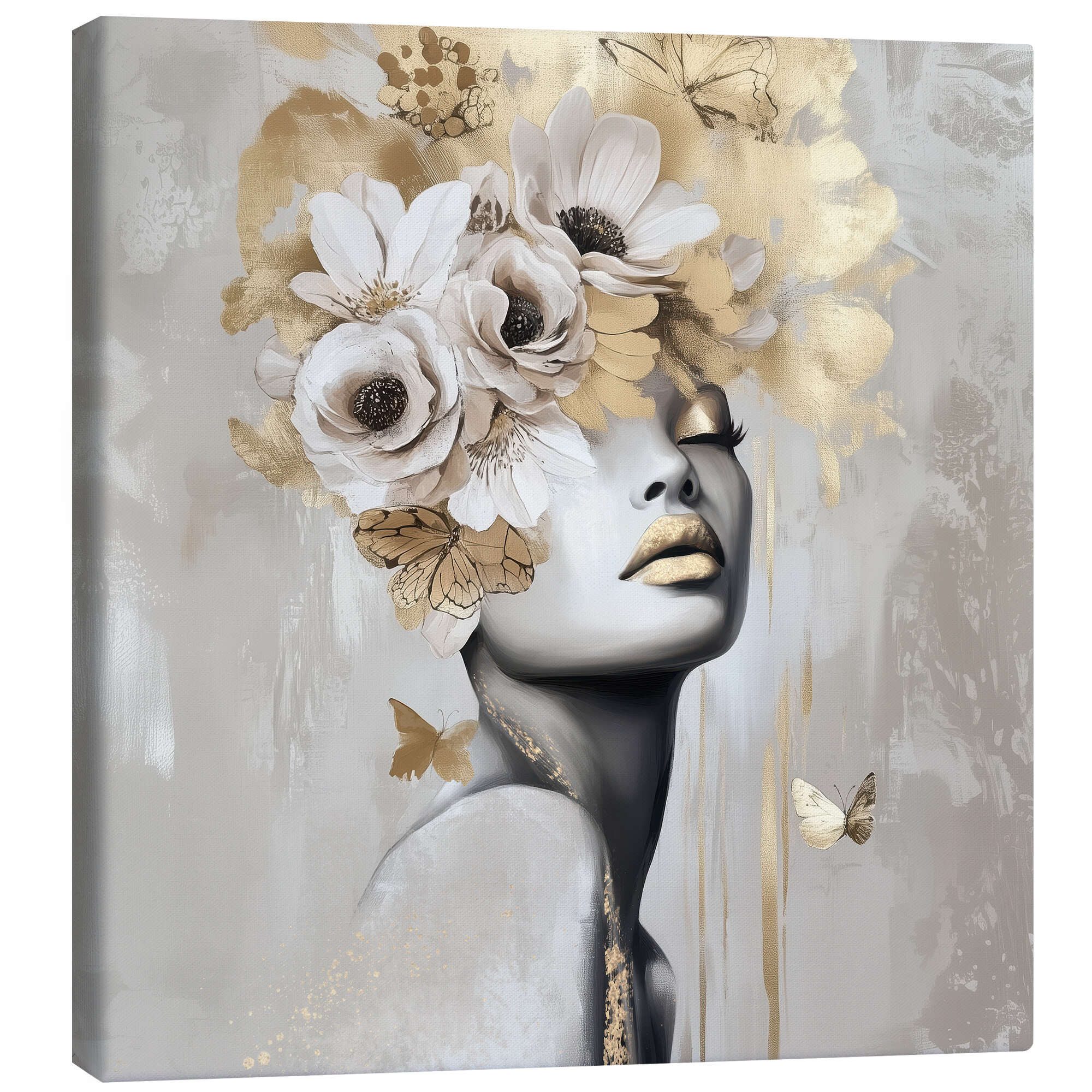 Posterlounge Poster Bella Eve, Mariposa Gold, günstig online kaufen