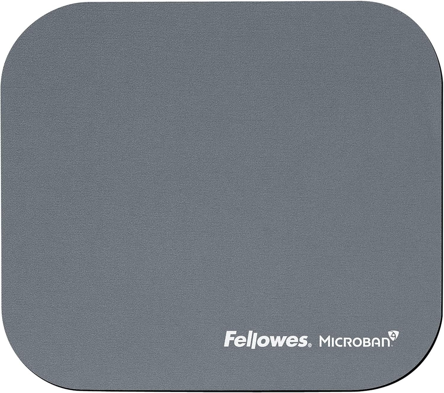 FELLOWES Mauspad FELLOWES Mauspad Fellowes Microban Schutz mattsilber