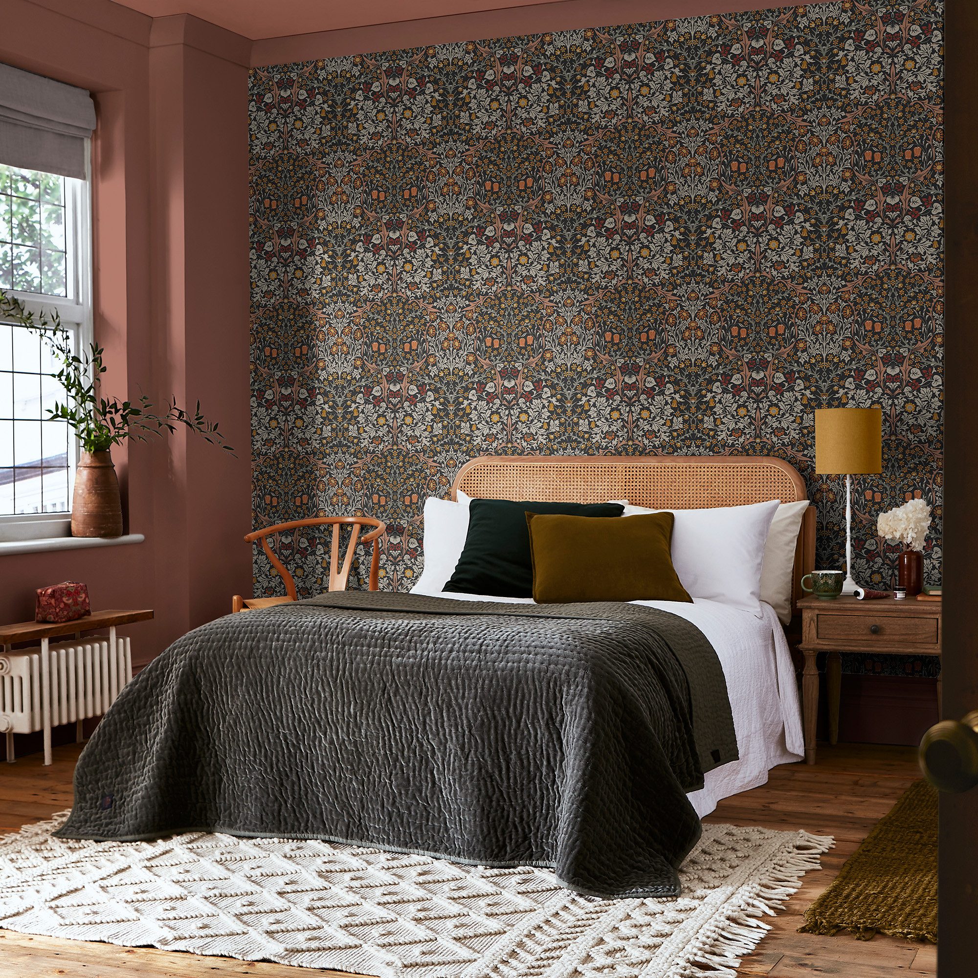 WILLIAM MORRIS AT HOME Vliestapete Blackthorn, glatt, Retro, (1 St), Designer Tapete, 10mx52cm (ca. 5m2)