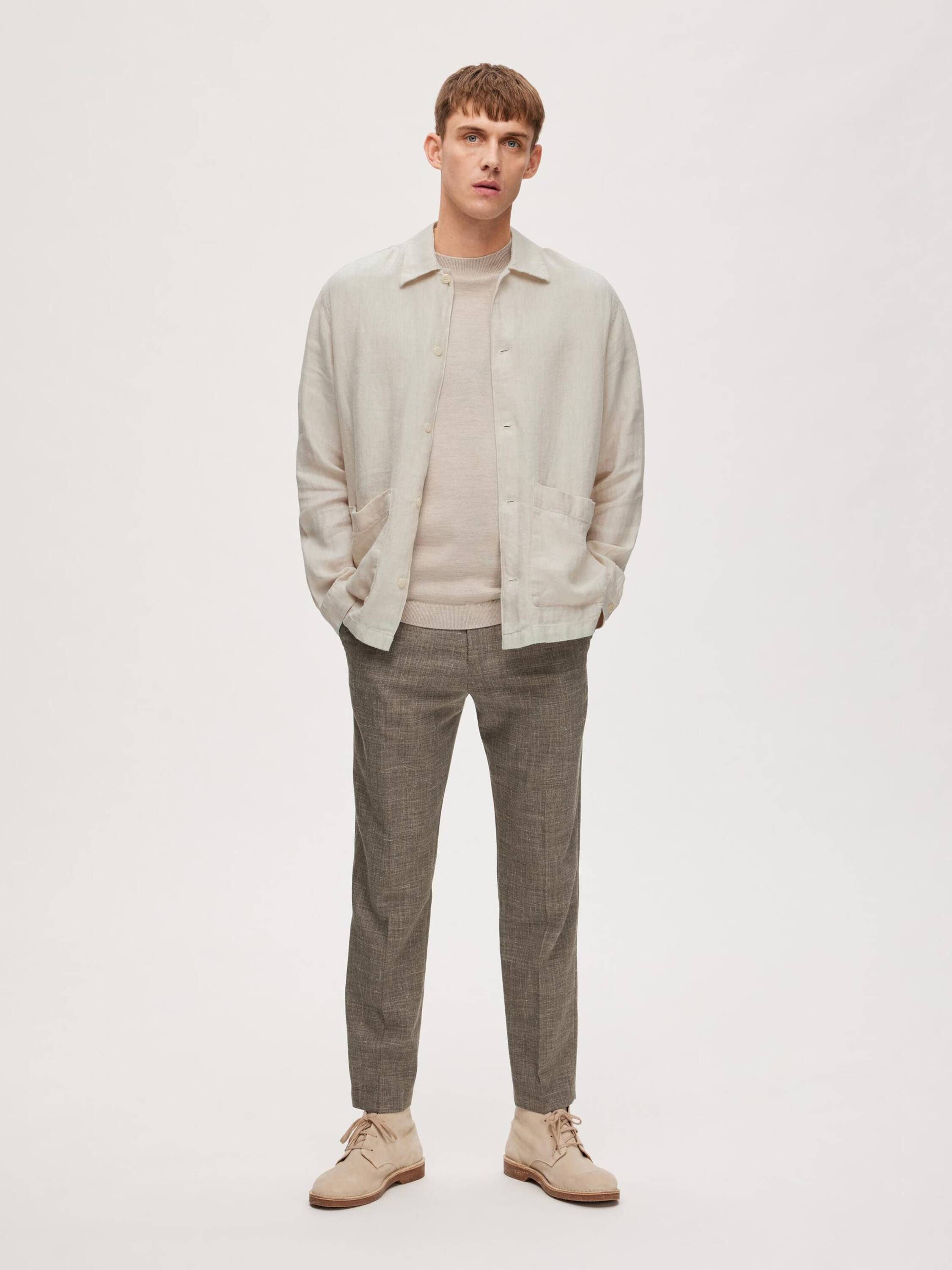 Selected Bundfaltenhose SLHOasis (1-tlg)