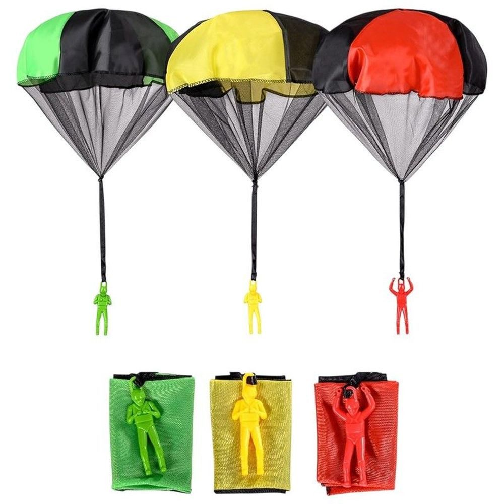 MEGAGOODS Spielfigur 3er Set Fallschirmspielzeug Kinder günstig online kaufen