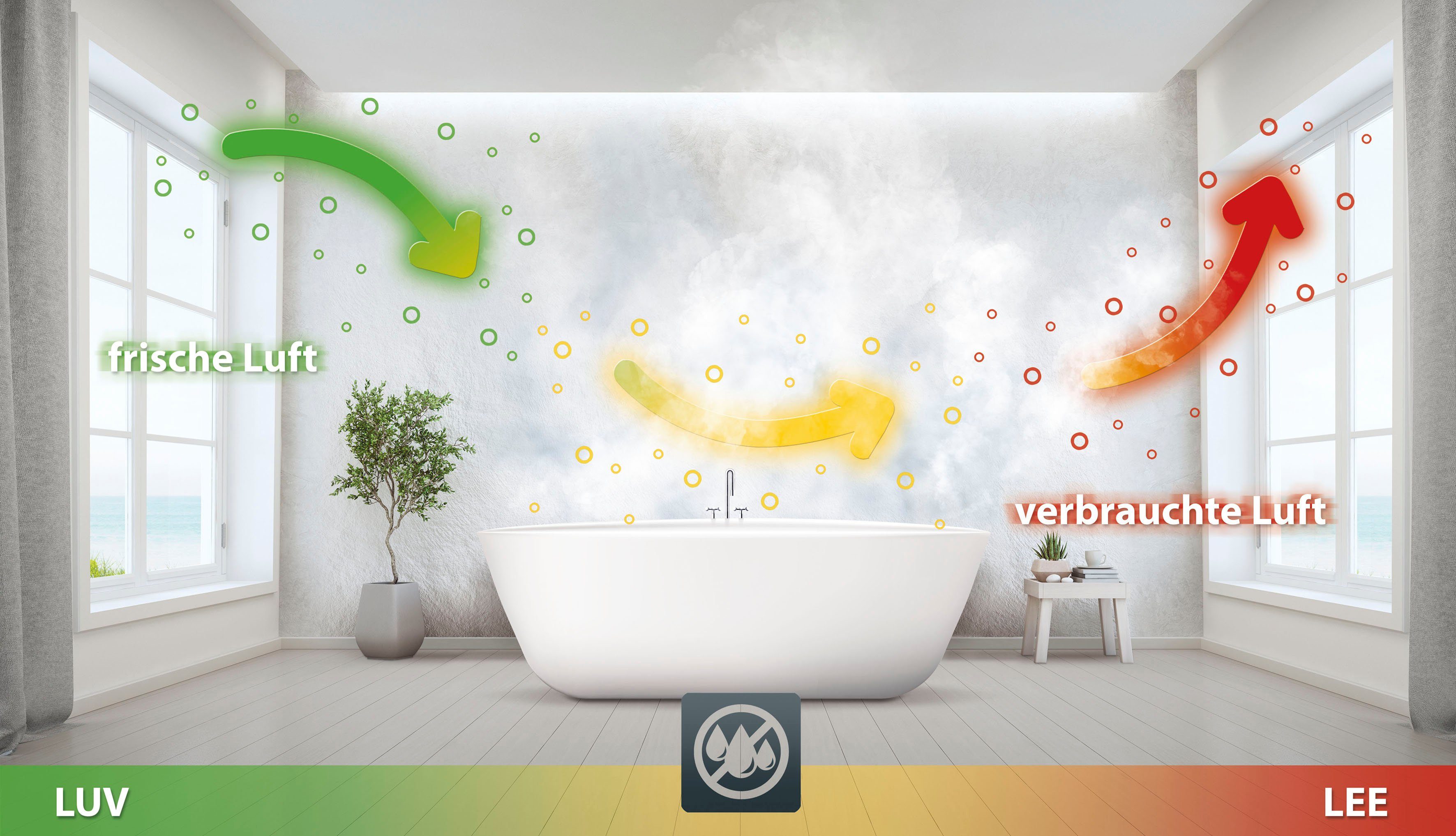 SCHELLENBERG Fensterfalzlüfter Universal-Fensterlüfter für gesünderes Raumklima, BxH: 2,1x0,95 cm, 1-tlg., durch ständige Feinlüftung, erhältlich im 1er Set oder Doppelpack