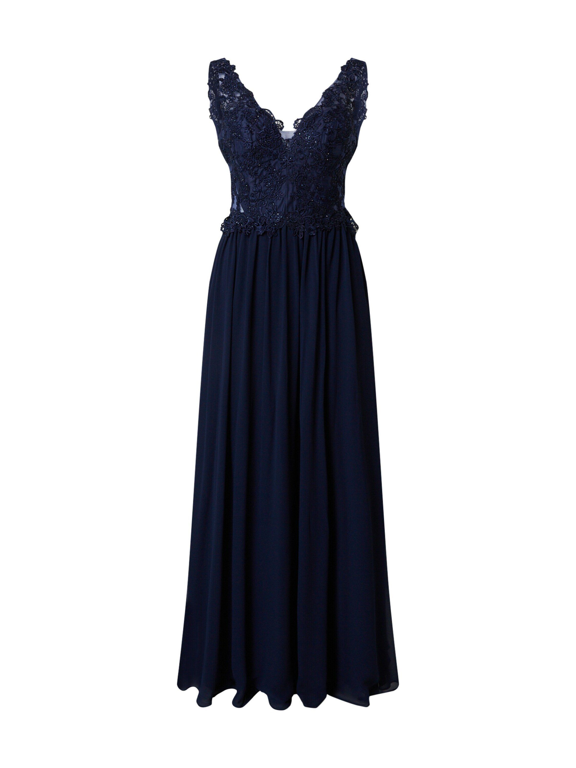 mascara Cocktailkleid »LACE CHIFFON«, Eingefasster Saum/Kante online