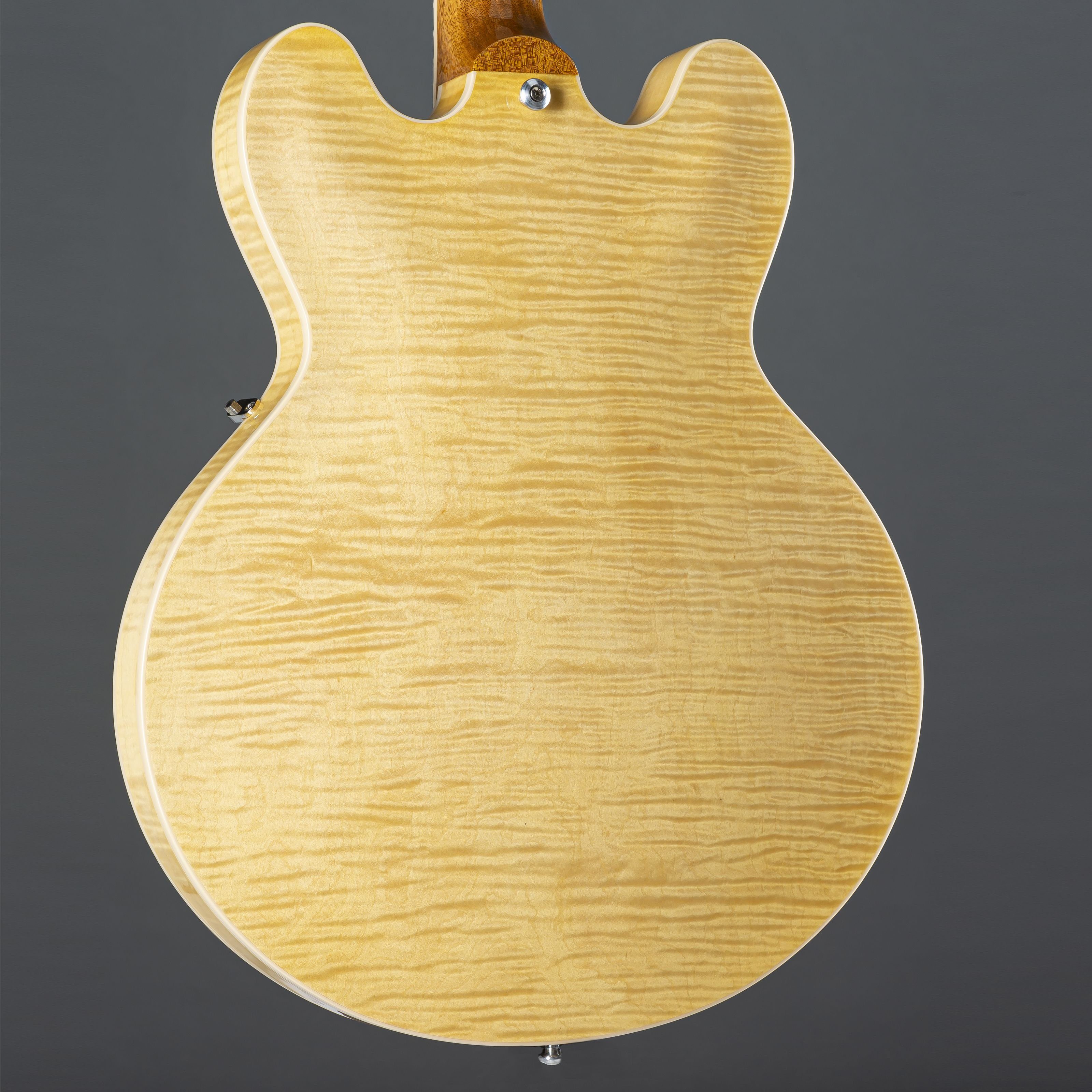 - Spielzeug-Musikinstrument, Halbakustik Antique Gibson Figured Natural Gitarre ES-335