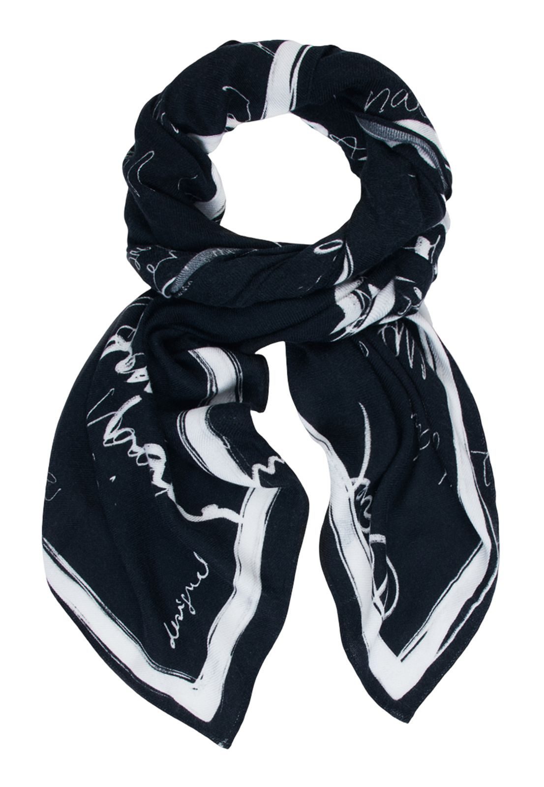 Desigual Modetuch Lettn Rectangle Foulard