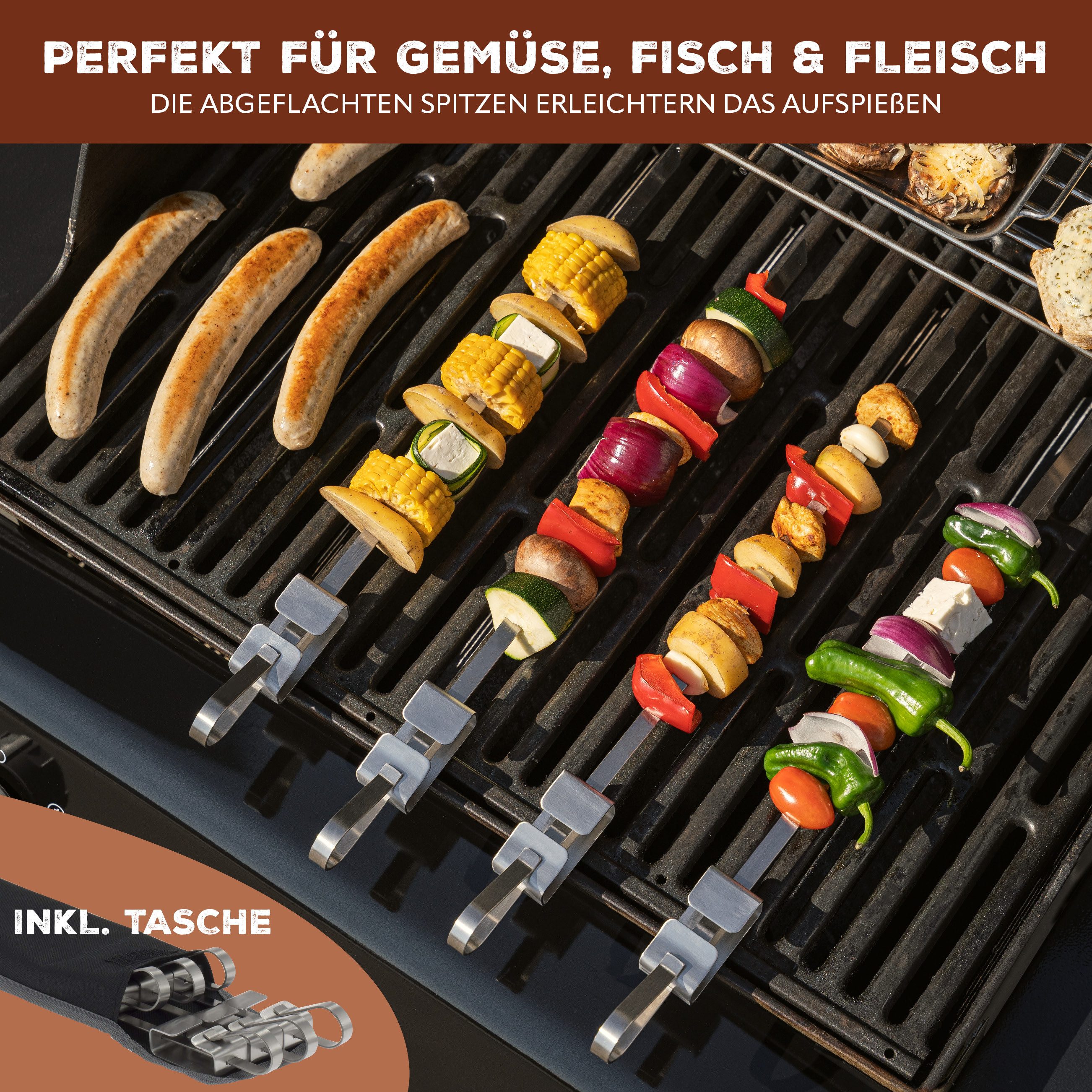 BBQ-Toro Grillspieß Set Für Weber Kugelgrill (57  Produktbild-Vorschau 12