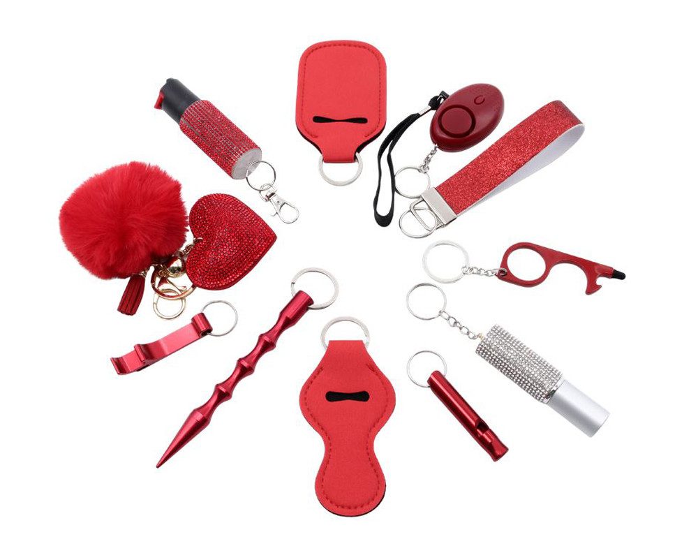 KH Security Schutzengel Set (Pfefferspray, Pfeife usw) Überfallmelder (nützliche Artikel für Ihren Selbstschutz)