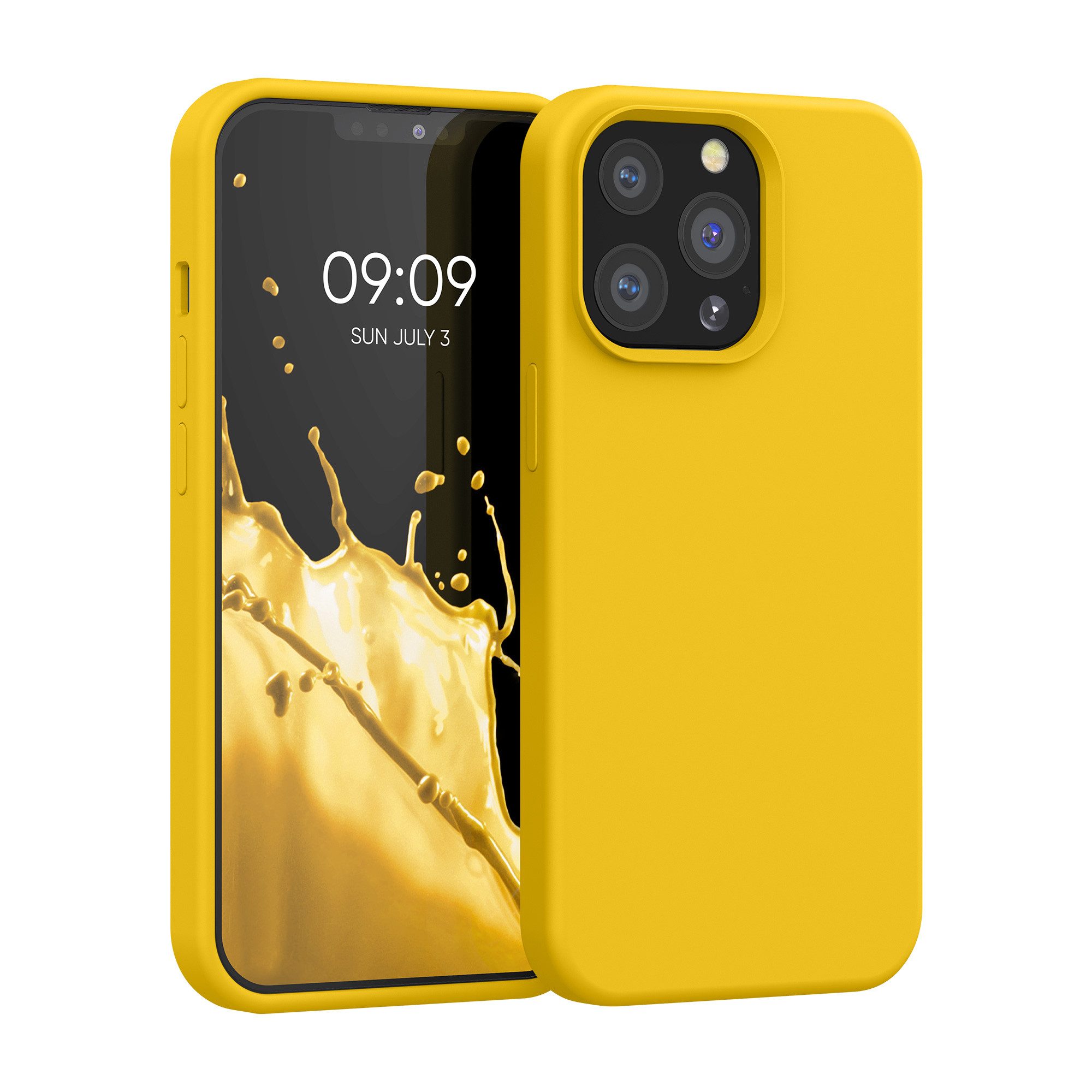 kwmobile Handyhülle Hülle für Apple iPhone 13 Pro, Hülle Silikon gummiert - Handyhülle - Handy Case Cover