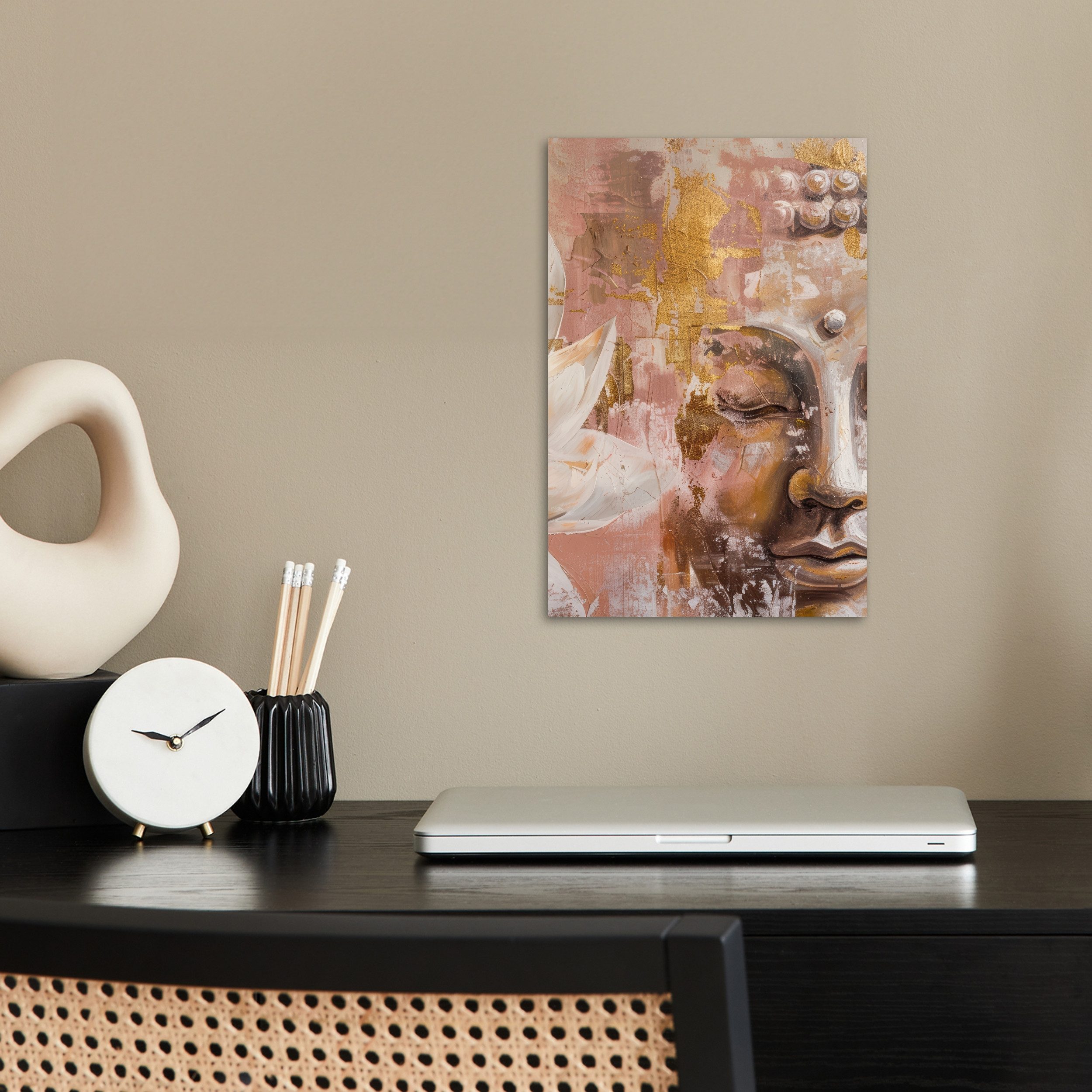 MuchoWow Poster Buddha - Blume - günstig online kaufen