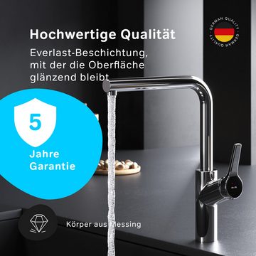 AM.PM Küchenarmatur X-Joy S Wasserhahn Küche Spüle Armatur 360° Drehbar (Mischbatterie)