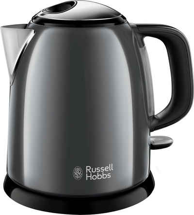 RUSSELL HOBBS Wasserkocher Colours plus grau 24993-70, 1 l, 2400 W