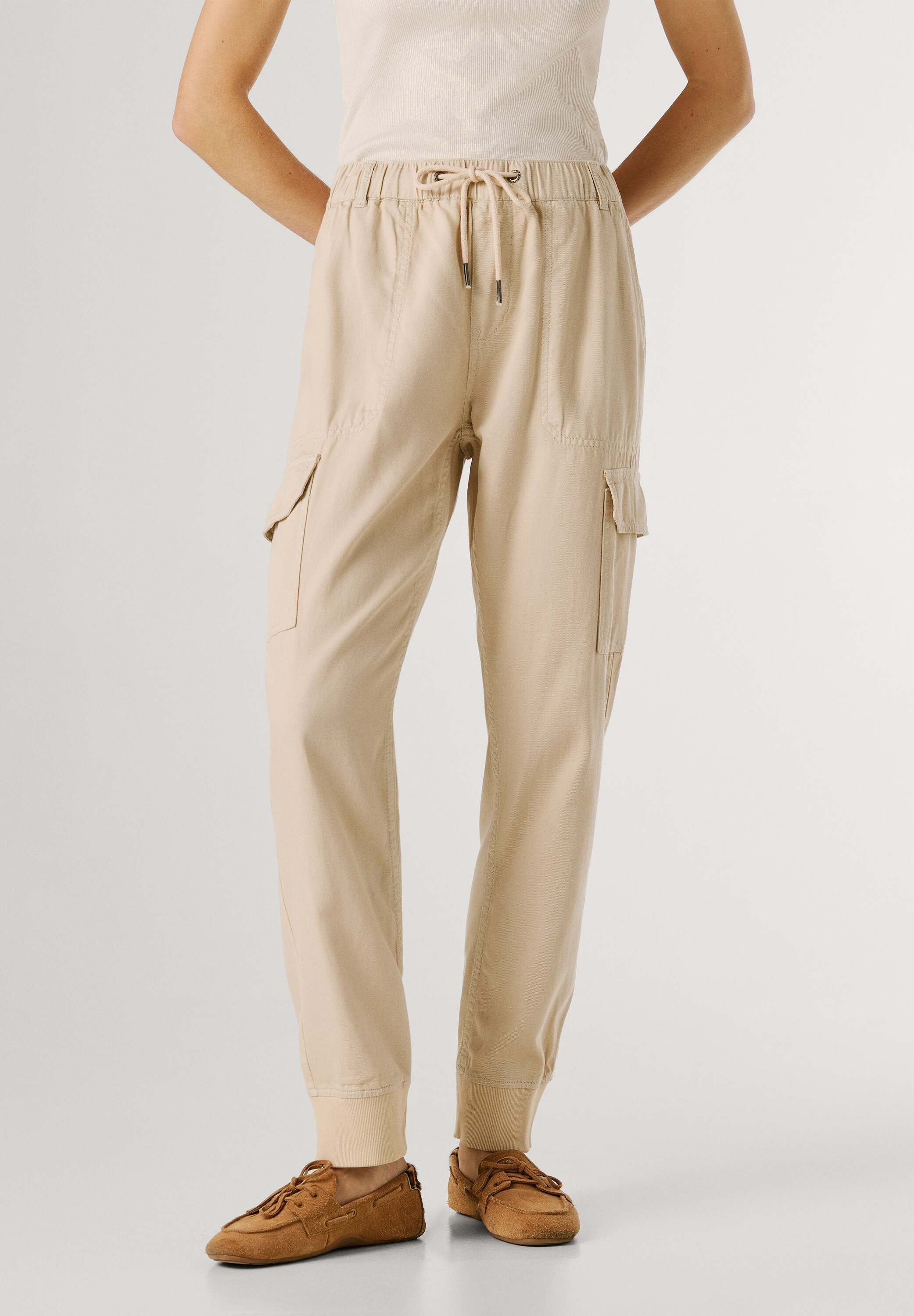Pepe Jeans Funktionshose trousers MID WAIST SLIM JOGGER NEW CRUSADE