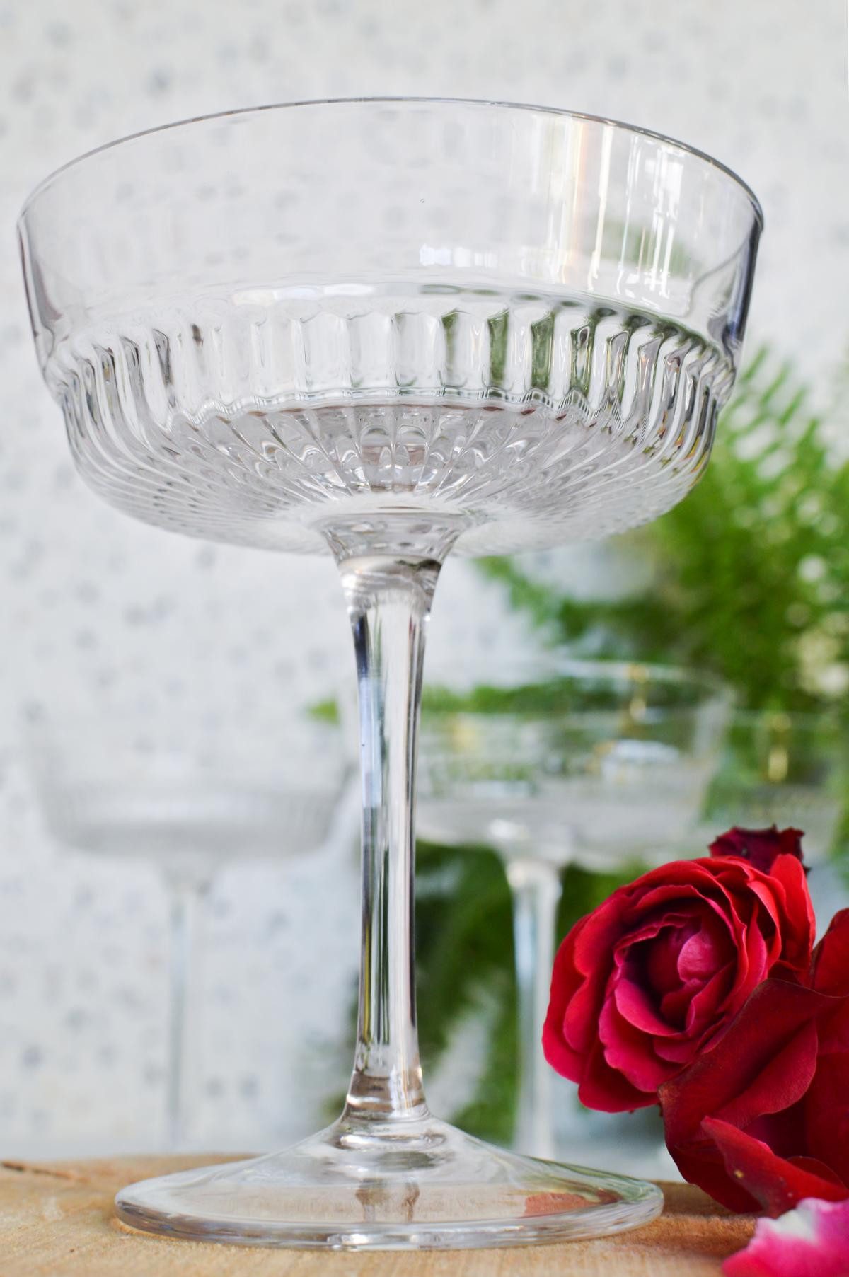 Sendez Martiniglas 6 Margarita Gläser Margarita Bargläser Cocktailgläser Relief, 6-tlg., Glas