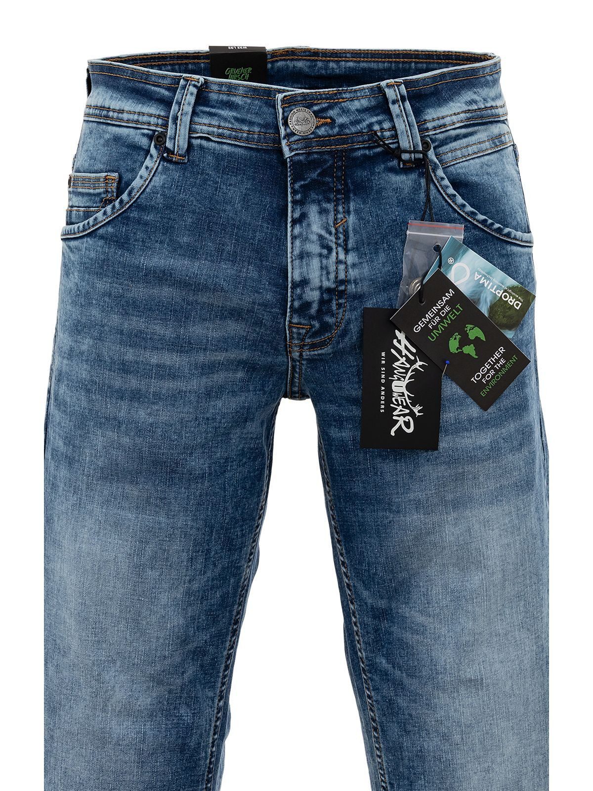 Hangowear Trachtenjeans GRÜNER HIRSCH