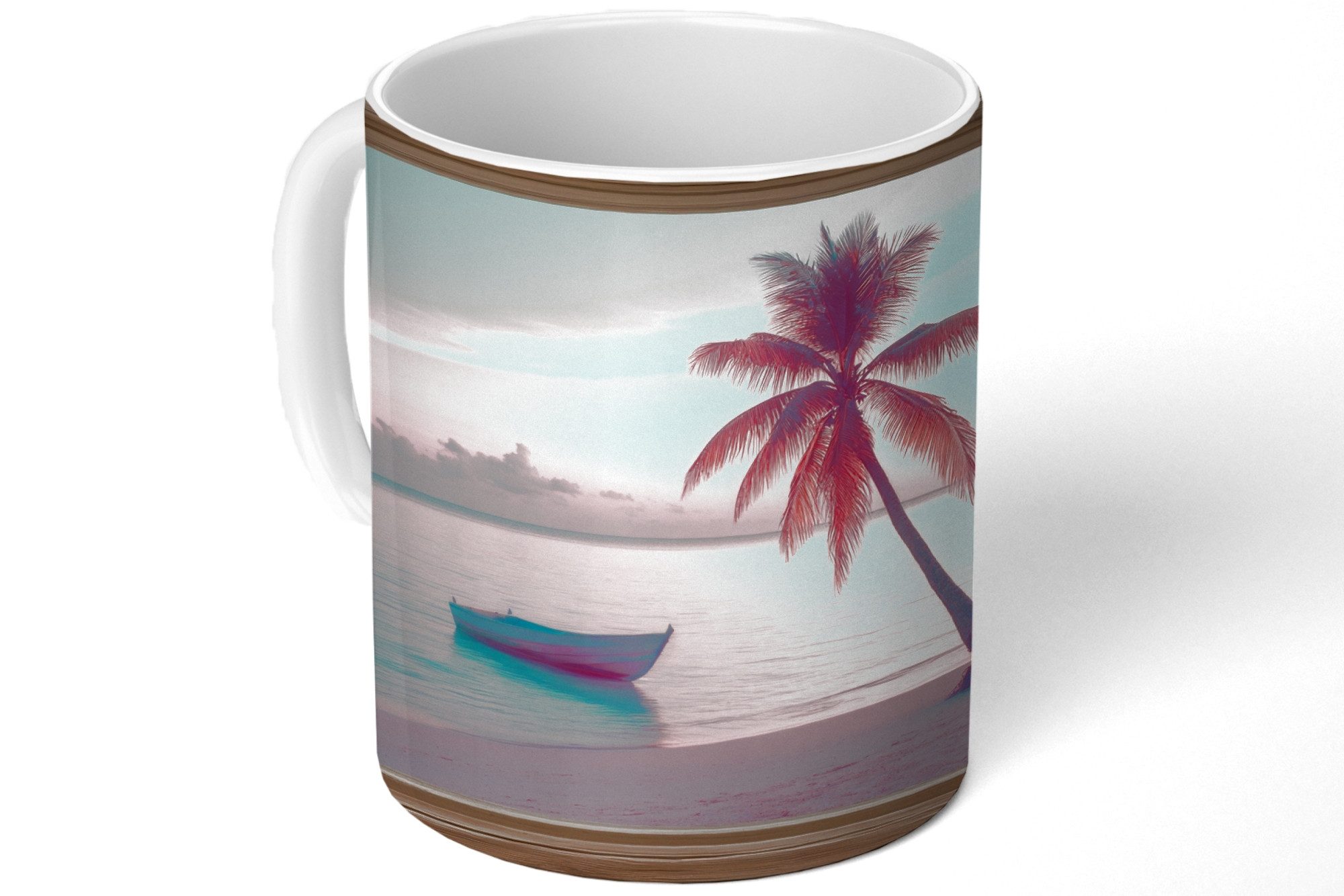 Tasse Durchblick - Strand - Palme - Tropisch