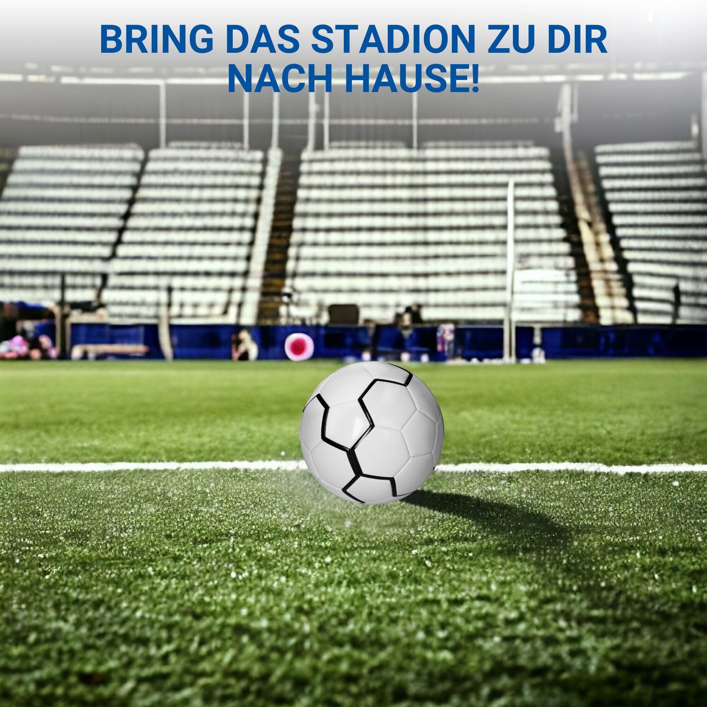 elasto Spielball Fußball "Derby" in weiß/grau