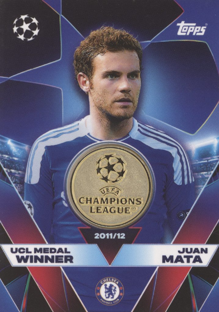 Topps Sammelkarte UCLW-JM - Juan Mata - UCL Medal Winner Relic - 2025/2026