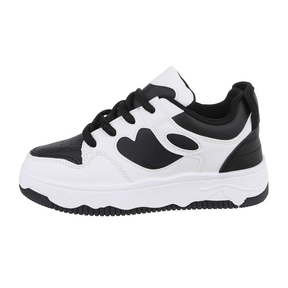 Ital-Design Damen Low-Top Freizeit Sneaker (84556909) Flach Sneakers Low in günstig online kaufen