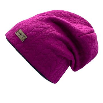 nadycat Beanie ZOPF & STYLE fuchsia (2-St., Beanie mit passendem Loop) handgefertigt aus der Lausitz