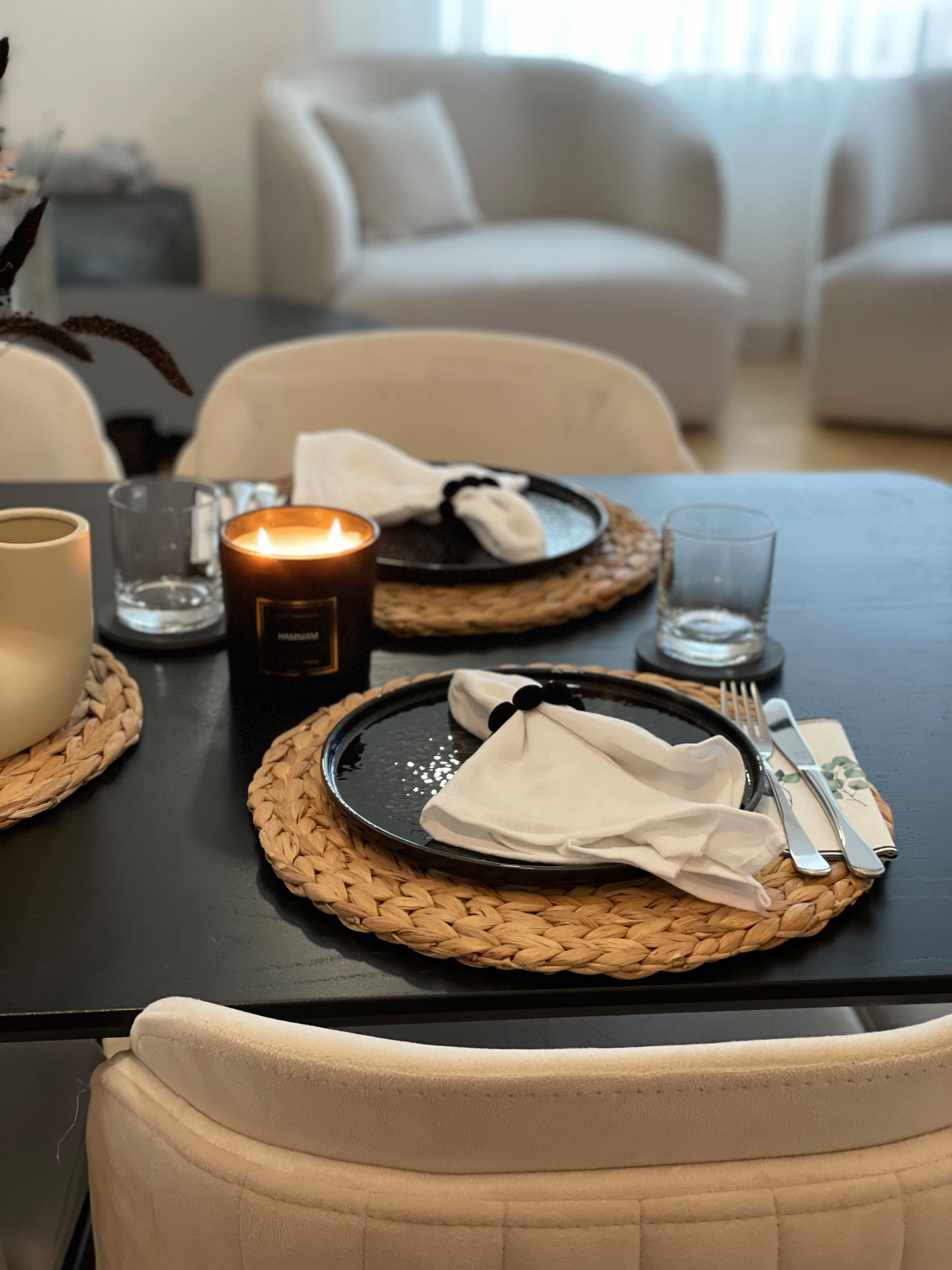 NM Maison Secret Stoffserviette Stoffservietten (Leinenstoff), (1 St)