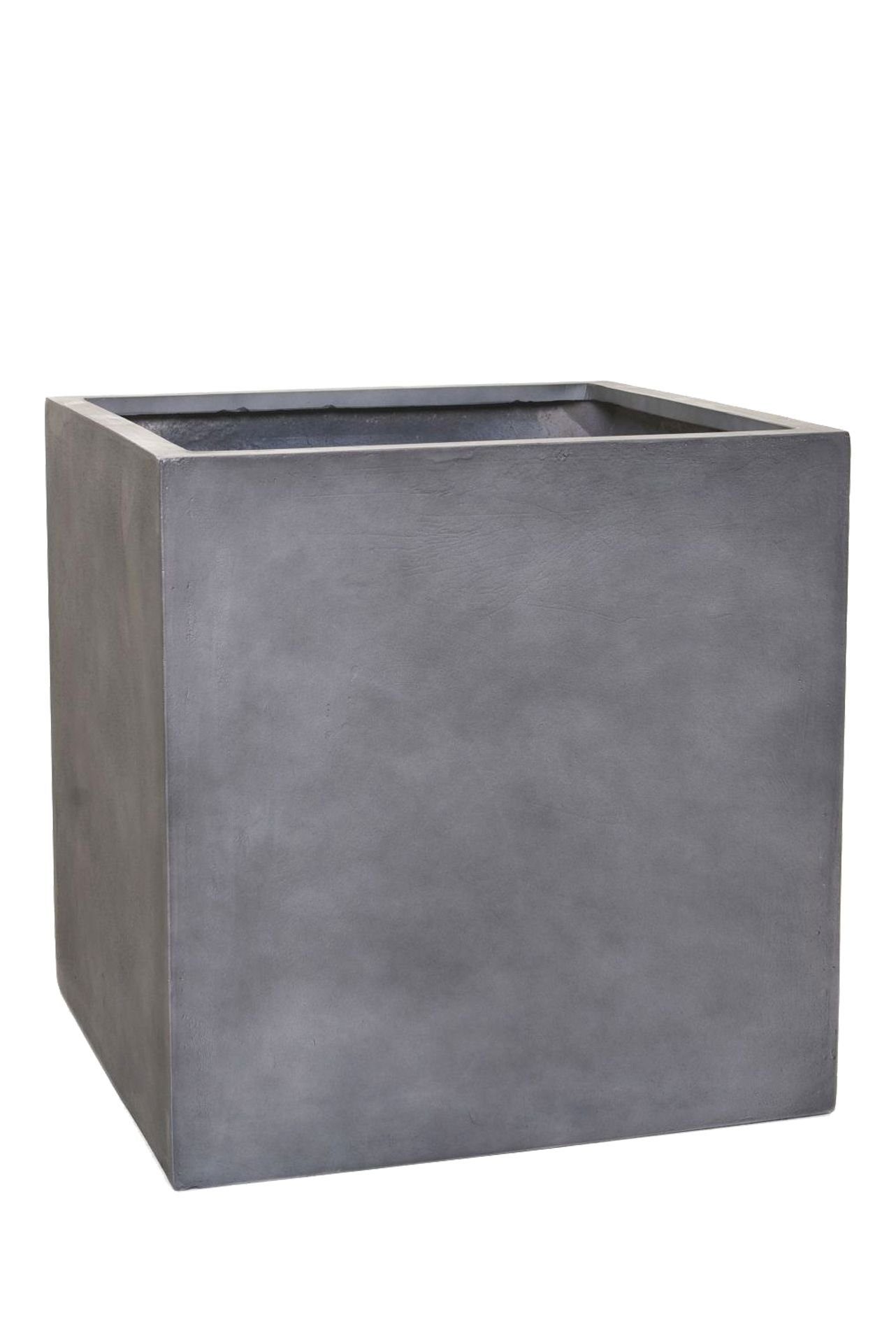 VIVANNO Pflanzkübel Pflanzkübel Blumenkübel Fiberglas "Block" Würfel