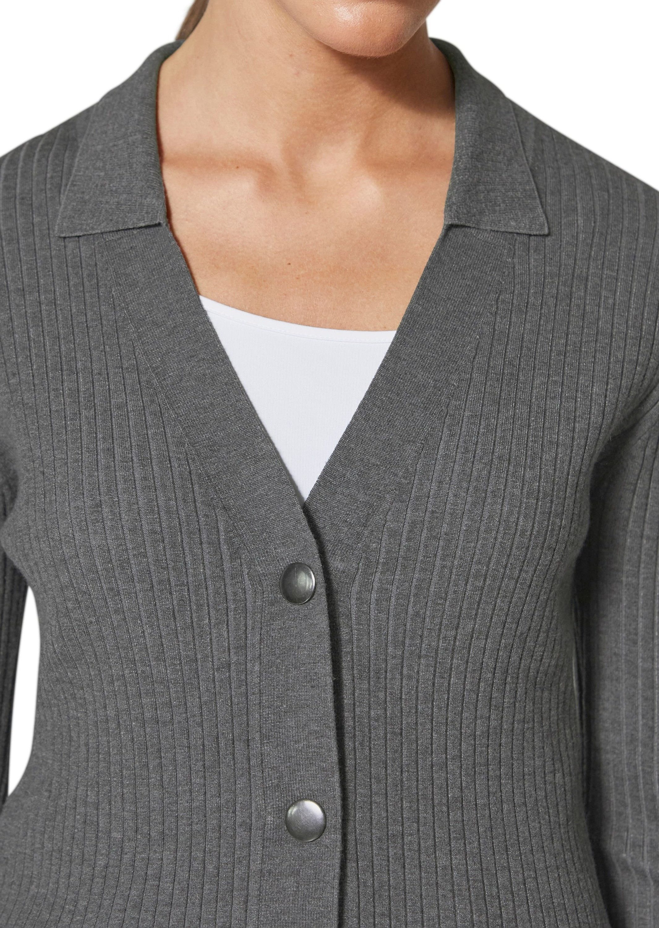 MADELEINE Strickjacke Schlichte Strickjacke in Long-Form