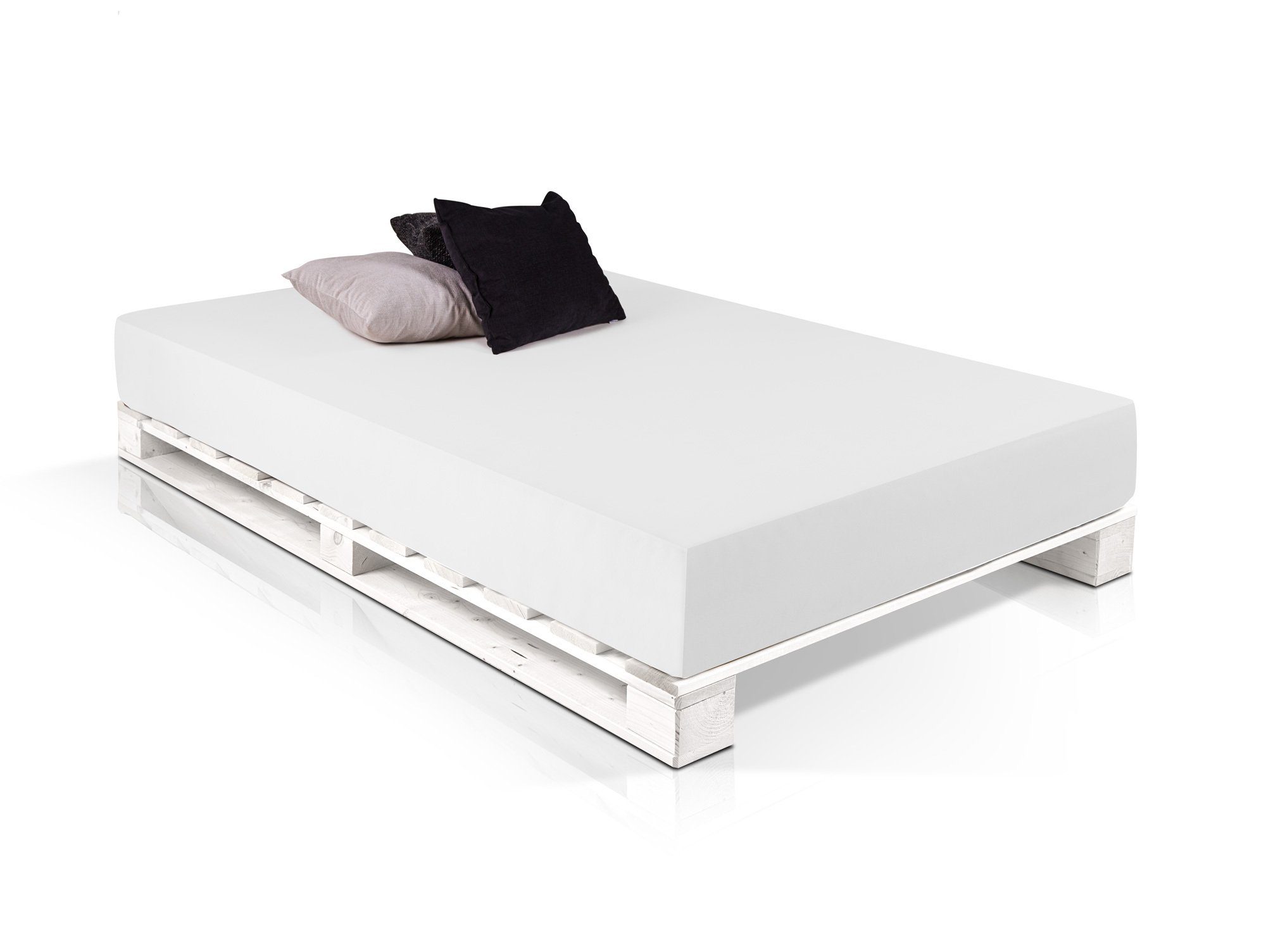 Moebel-Eins Massivholzbett PALETTI Massivholzbett / Palettenbett, günstig online kaufen