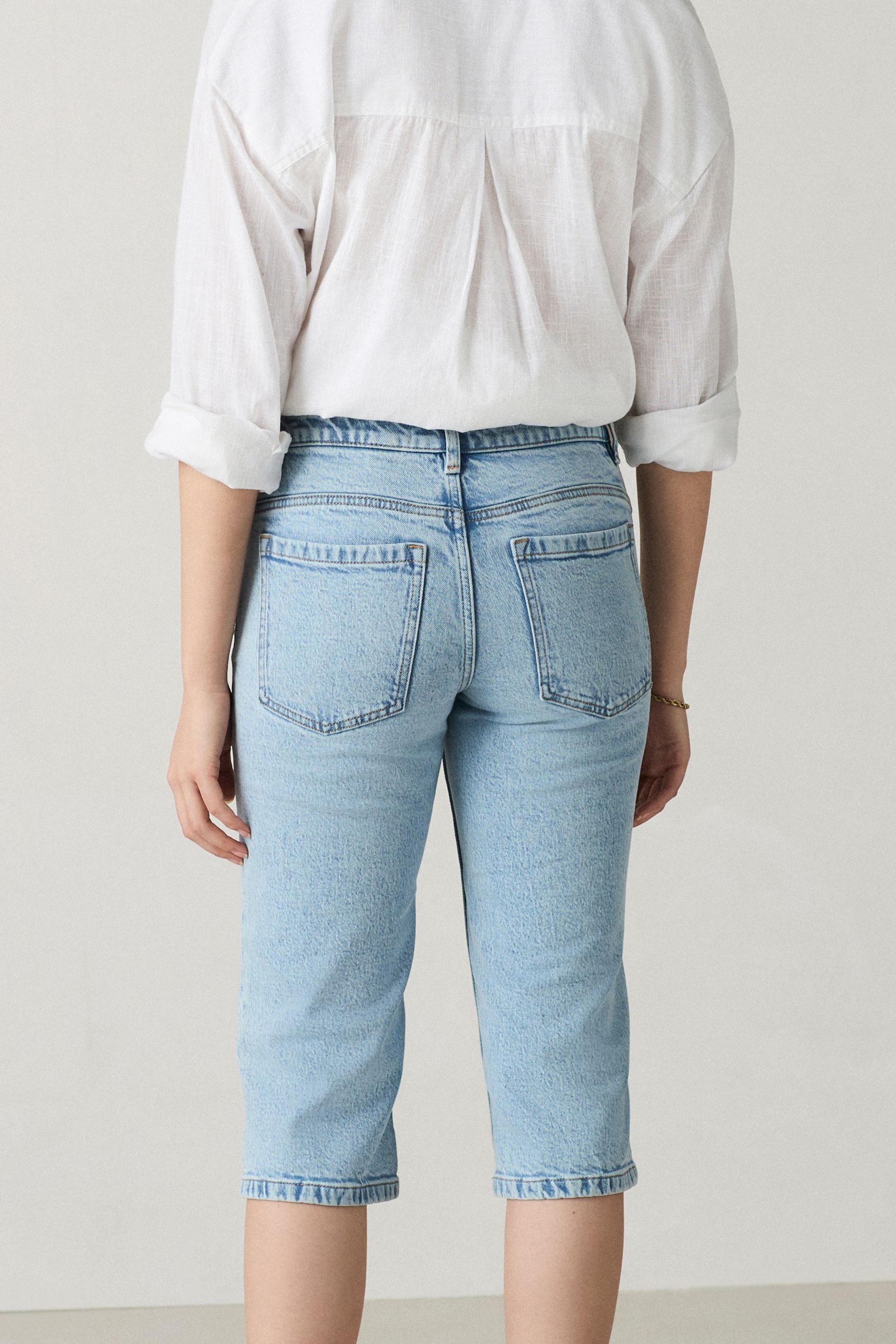 Next Bermudas Knielange Denim-Bermudashorts (1-tlg) günstig online kaufen