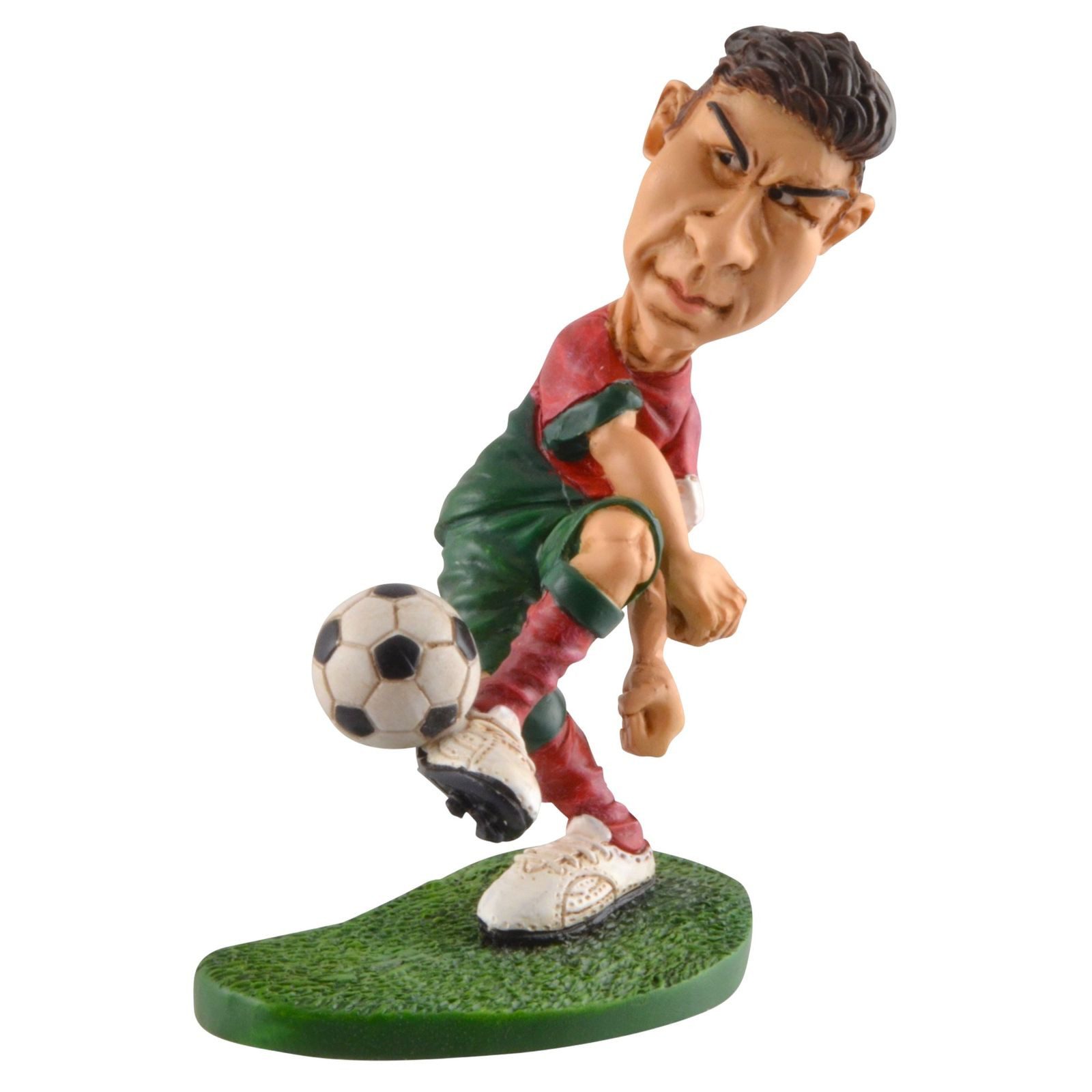 Vogler Dekofigur Comical Ronaldo Fußballer-Karikatur 11 cm by Warren Stratford