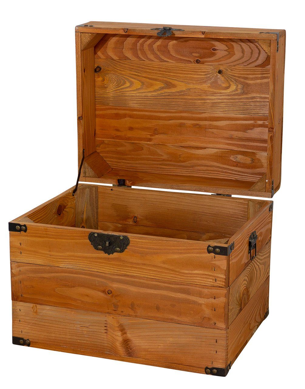 Kistenkolli Altes Land Allzweckkiste Holztruhe Elsa Ocker (Spar-Set, 1er Set)