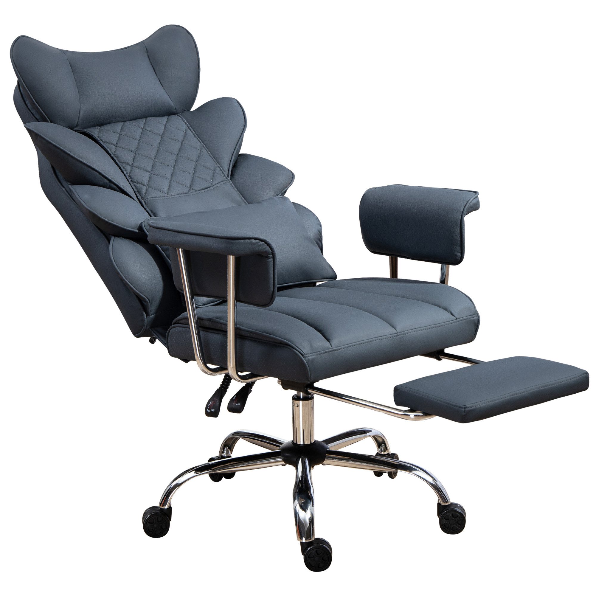 AISALL Bürostuhl Ergonomischer Computerstuhl, 90-135° Verstellbare Rückenle günstig online kaufen