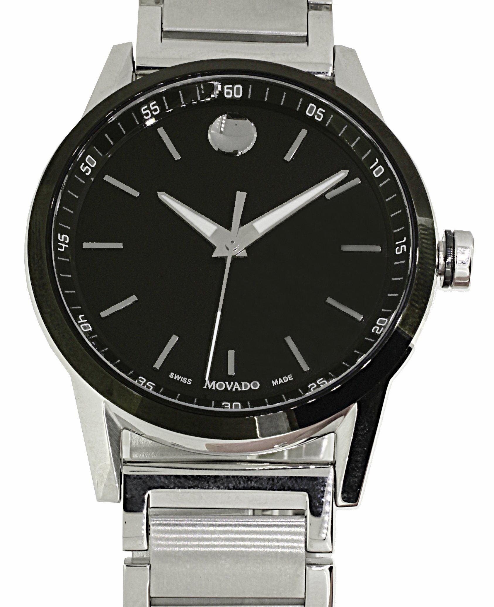 MOVADO Quarzuhr Movado Swiss Made Herren Uhr Museum Sport 0607225